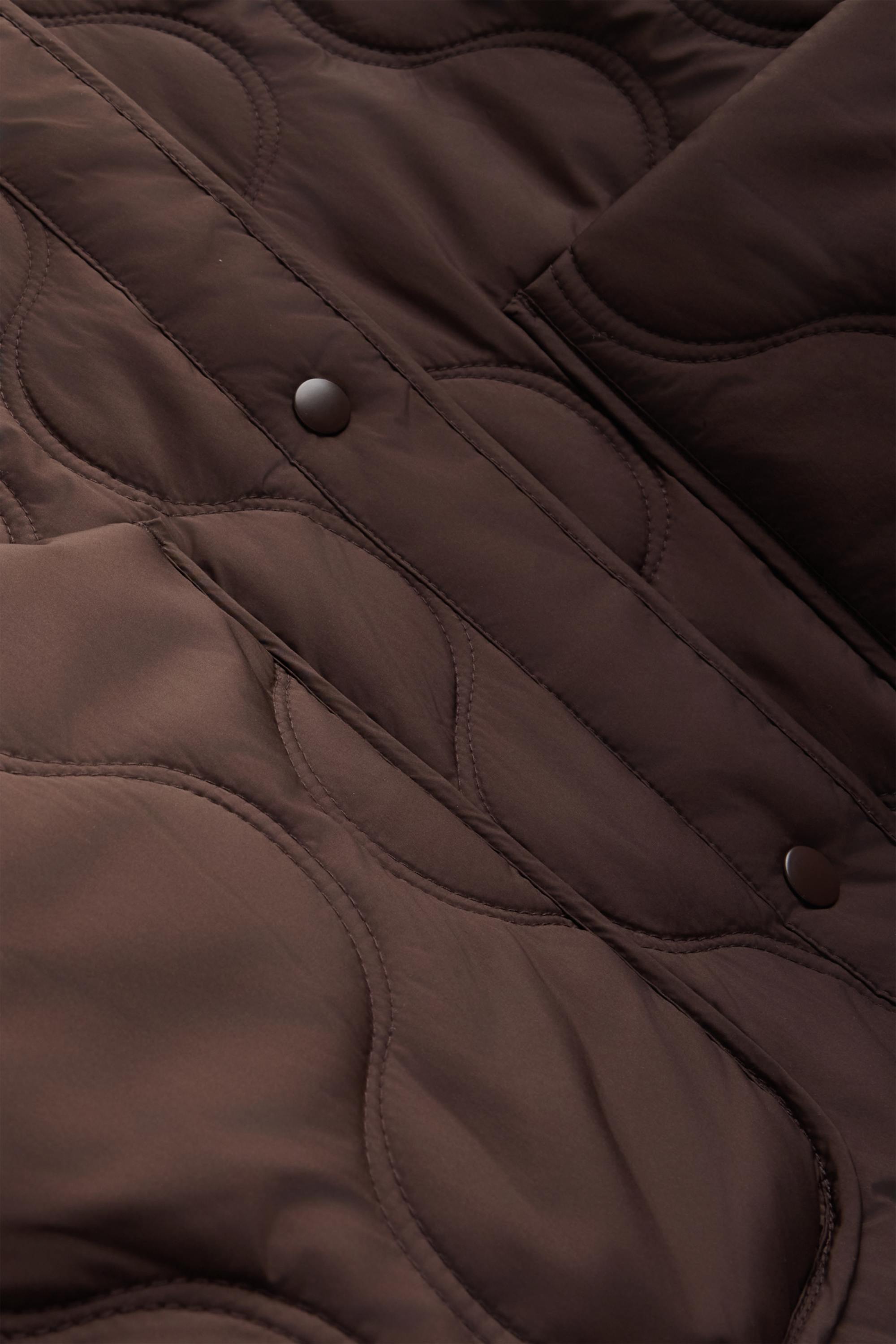 Quilted jacket brown