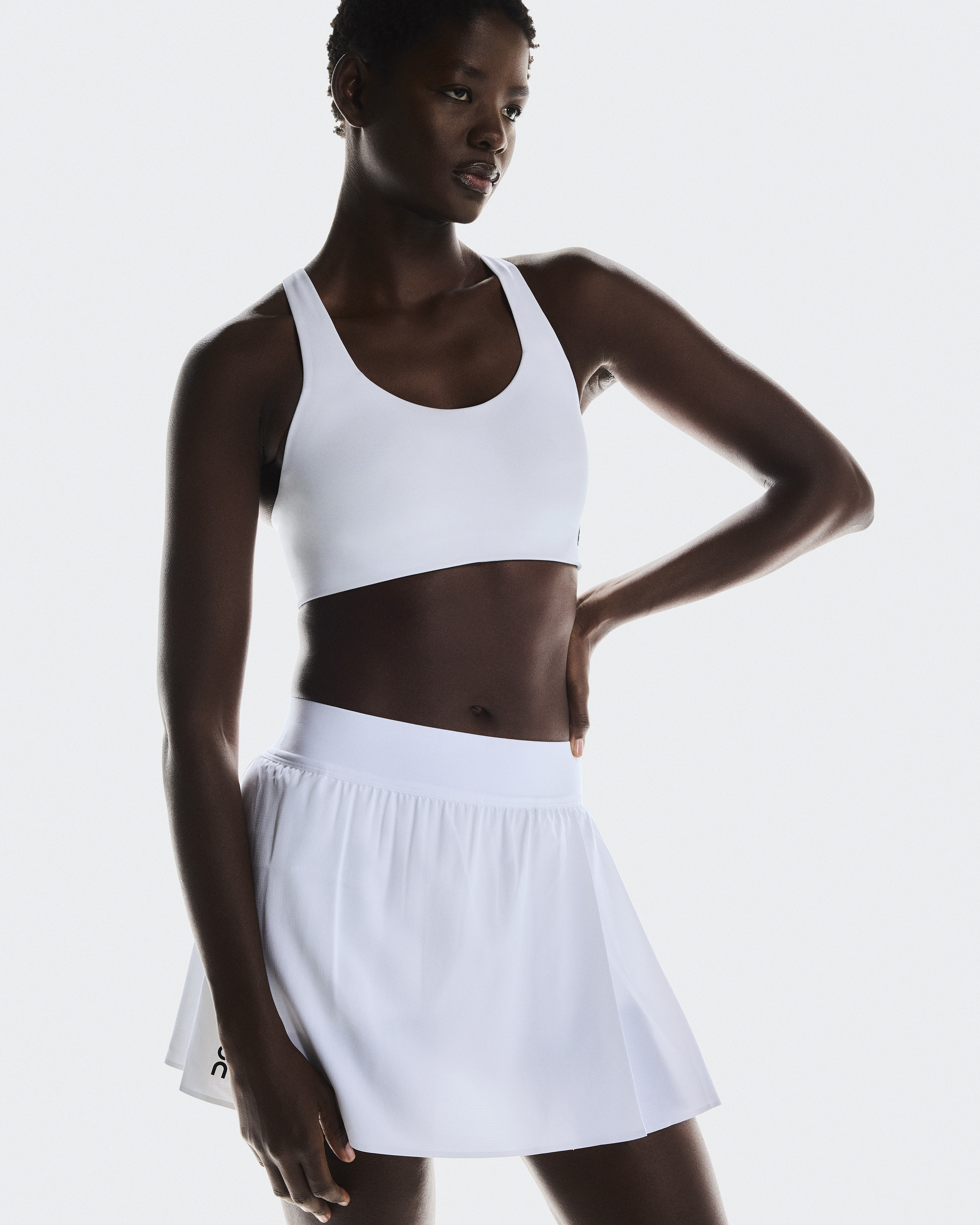 Court Skirt Pleated - White