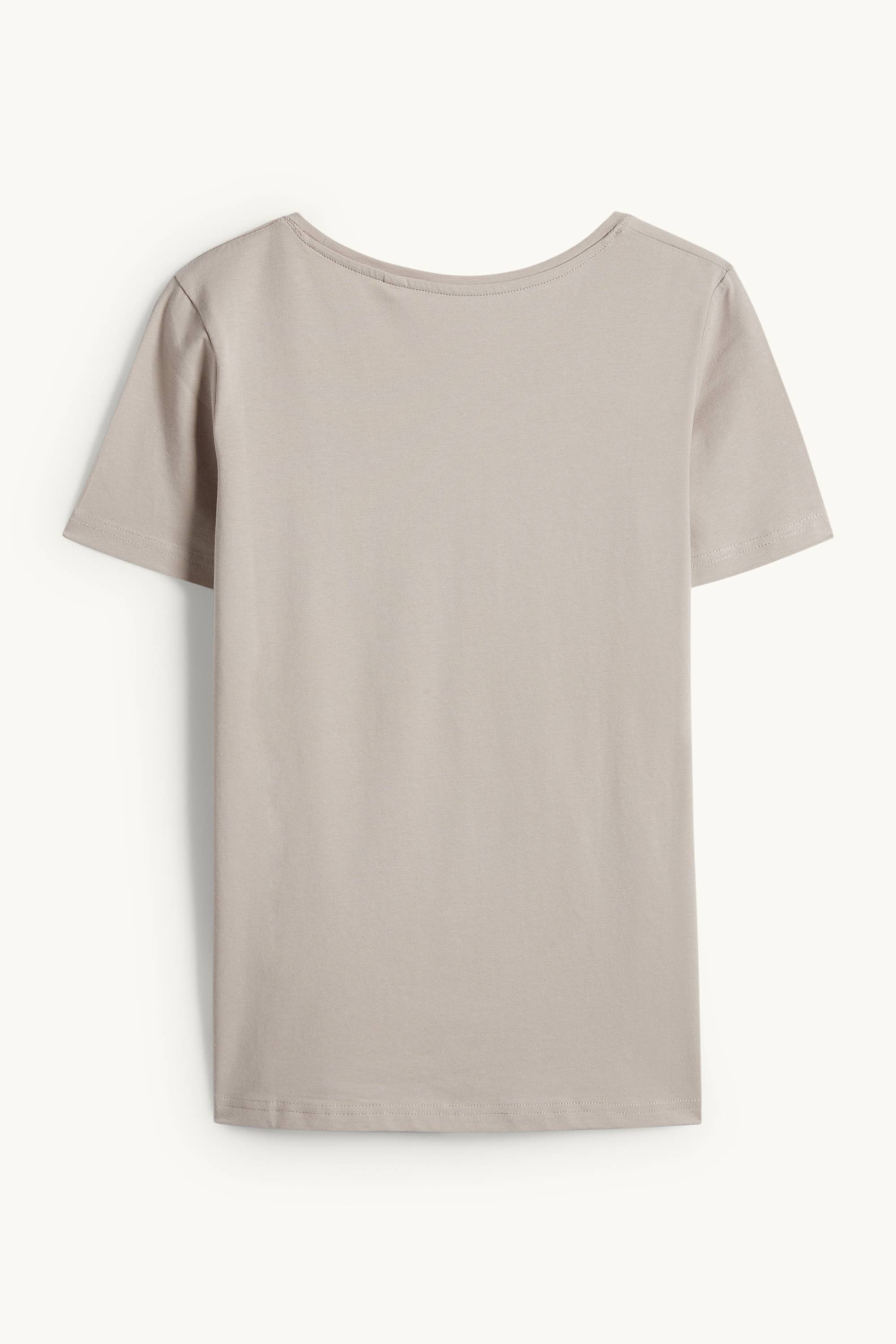 T-shirt - slim fit taupe