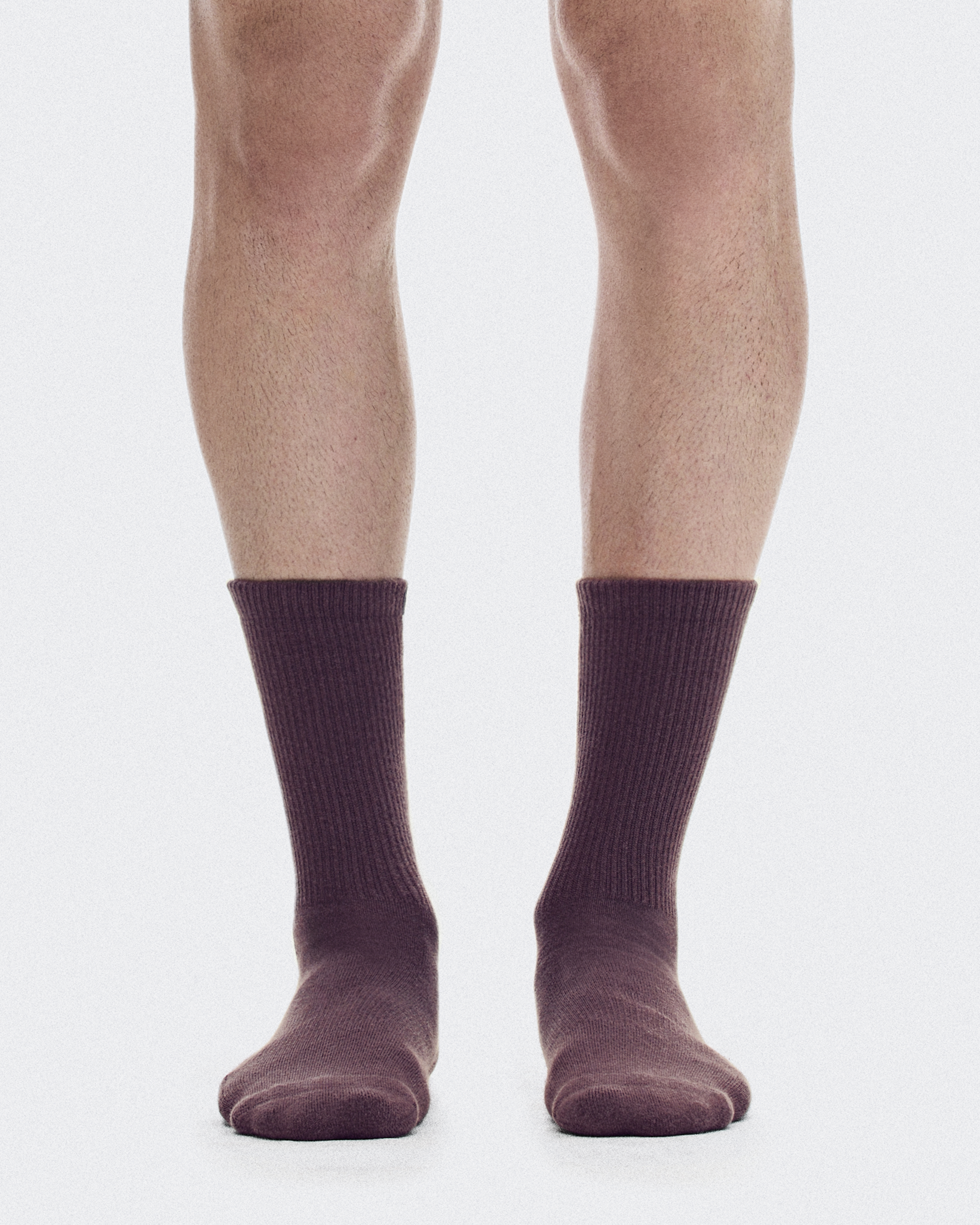 Courtside Sock High 2P - Ivory | Mulberry
