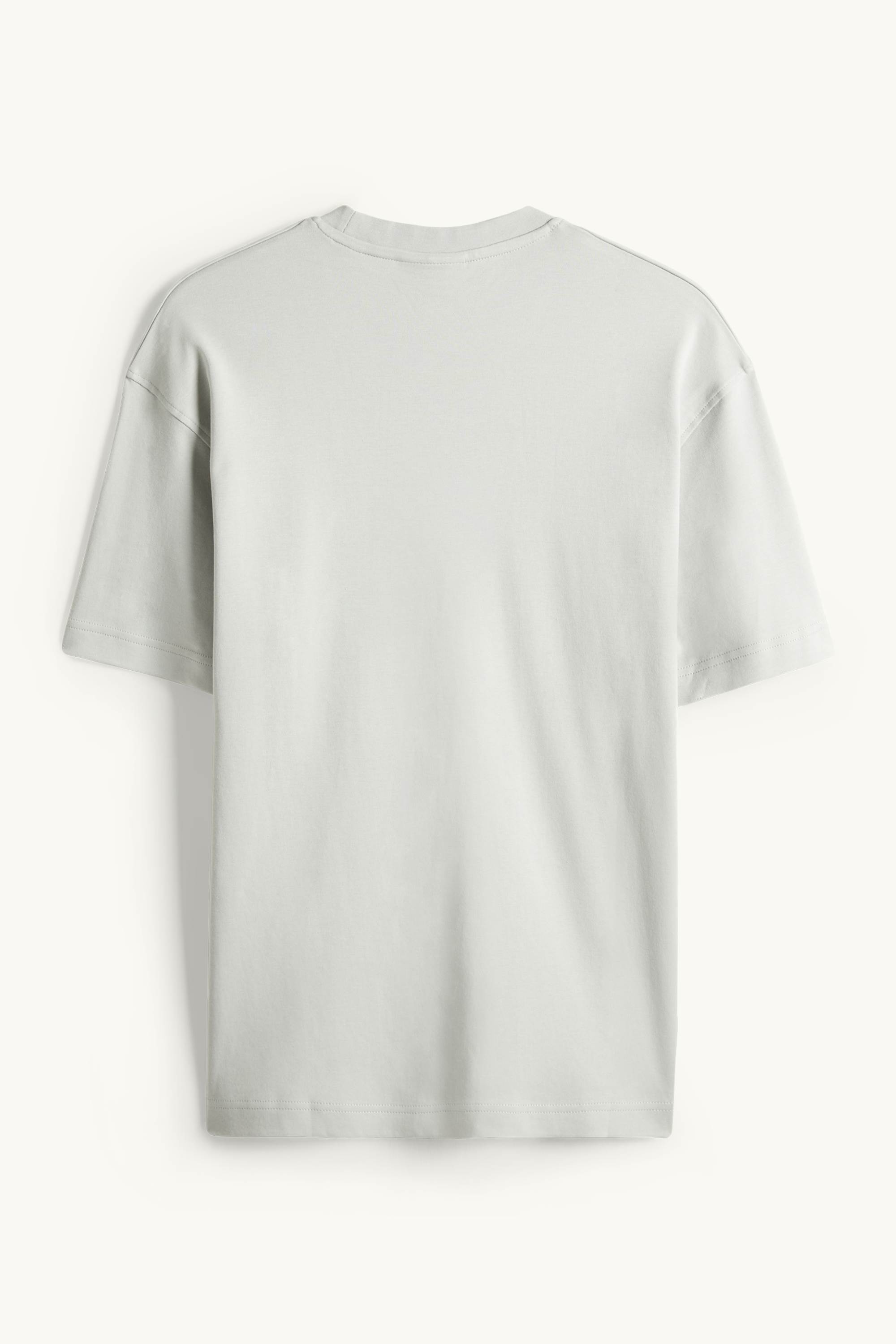T-shirt - relaxed fit light gray (12)
