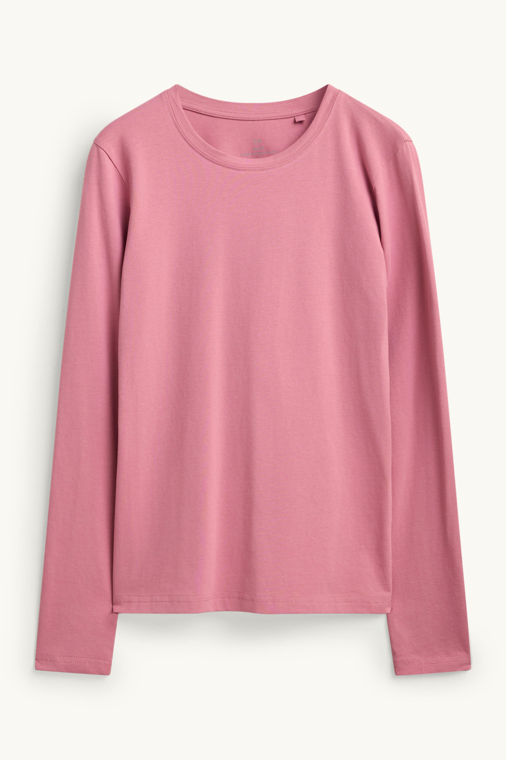 Long sleeve top - slim fit pink