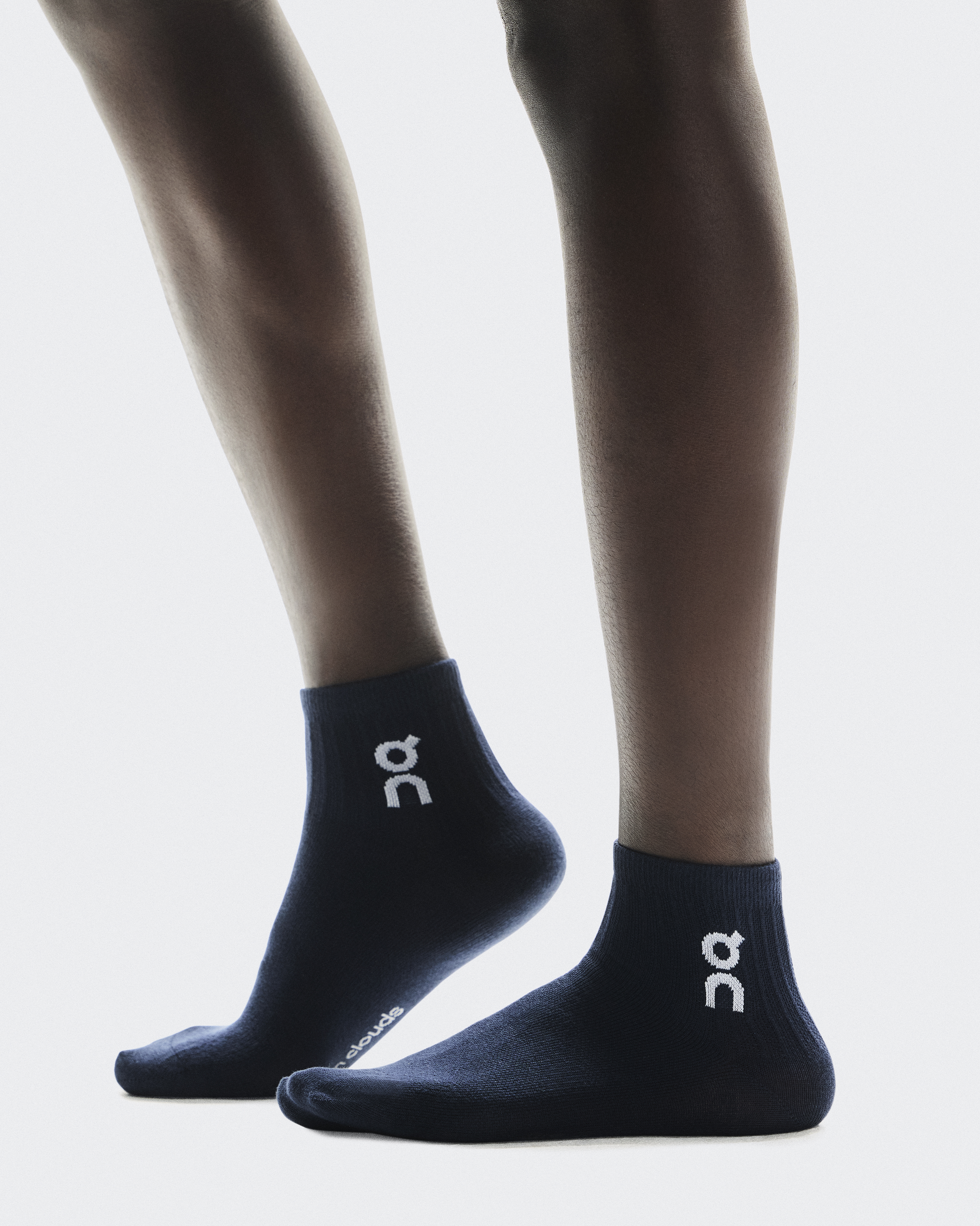 Logo Sock Mid 3P - Navy