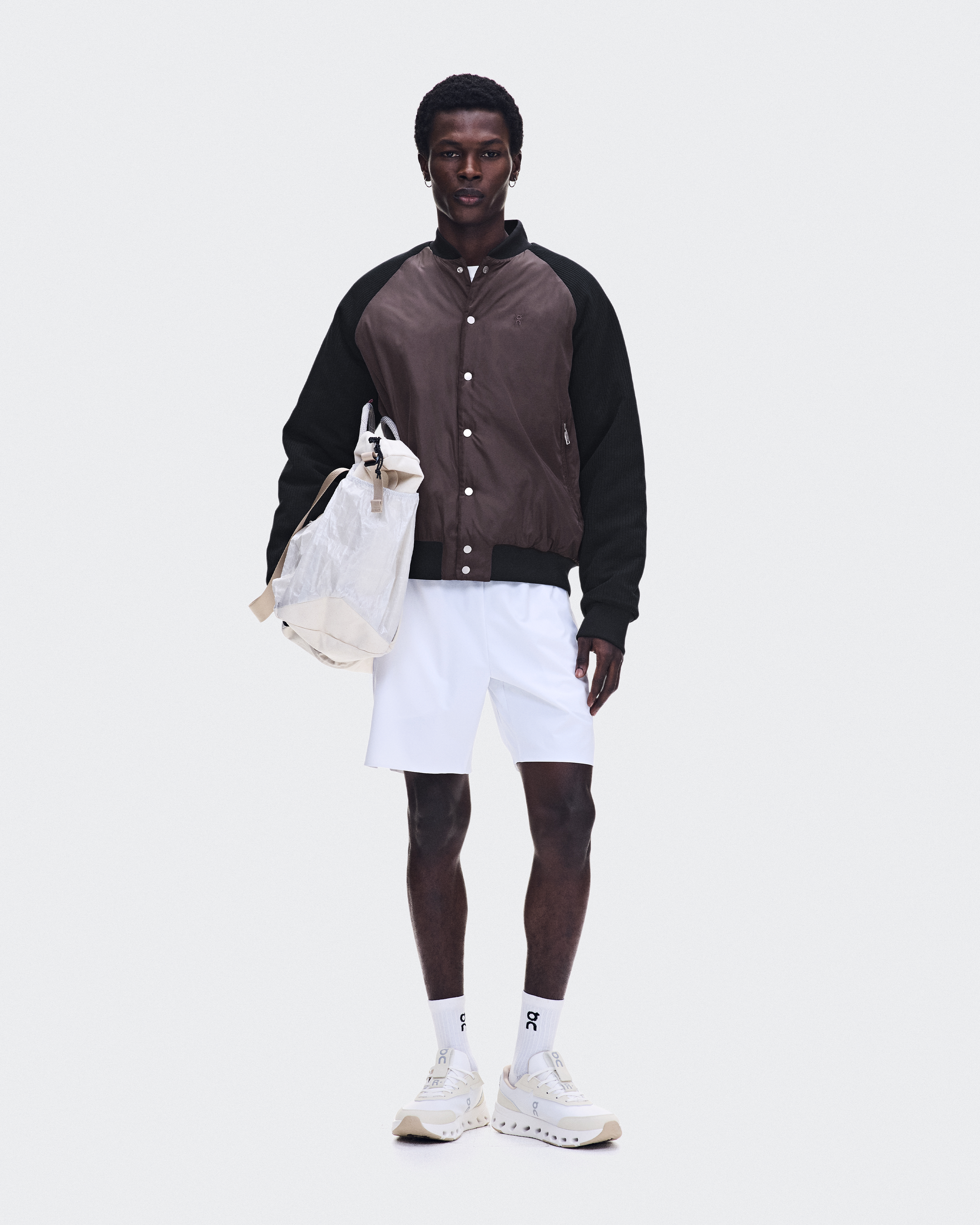 Courtside Bomber - Mulberry | Black