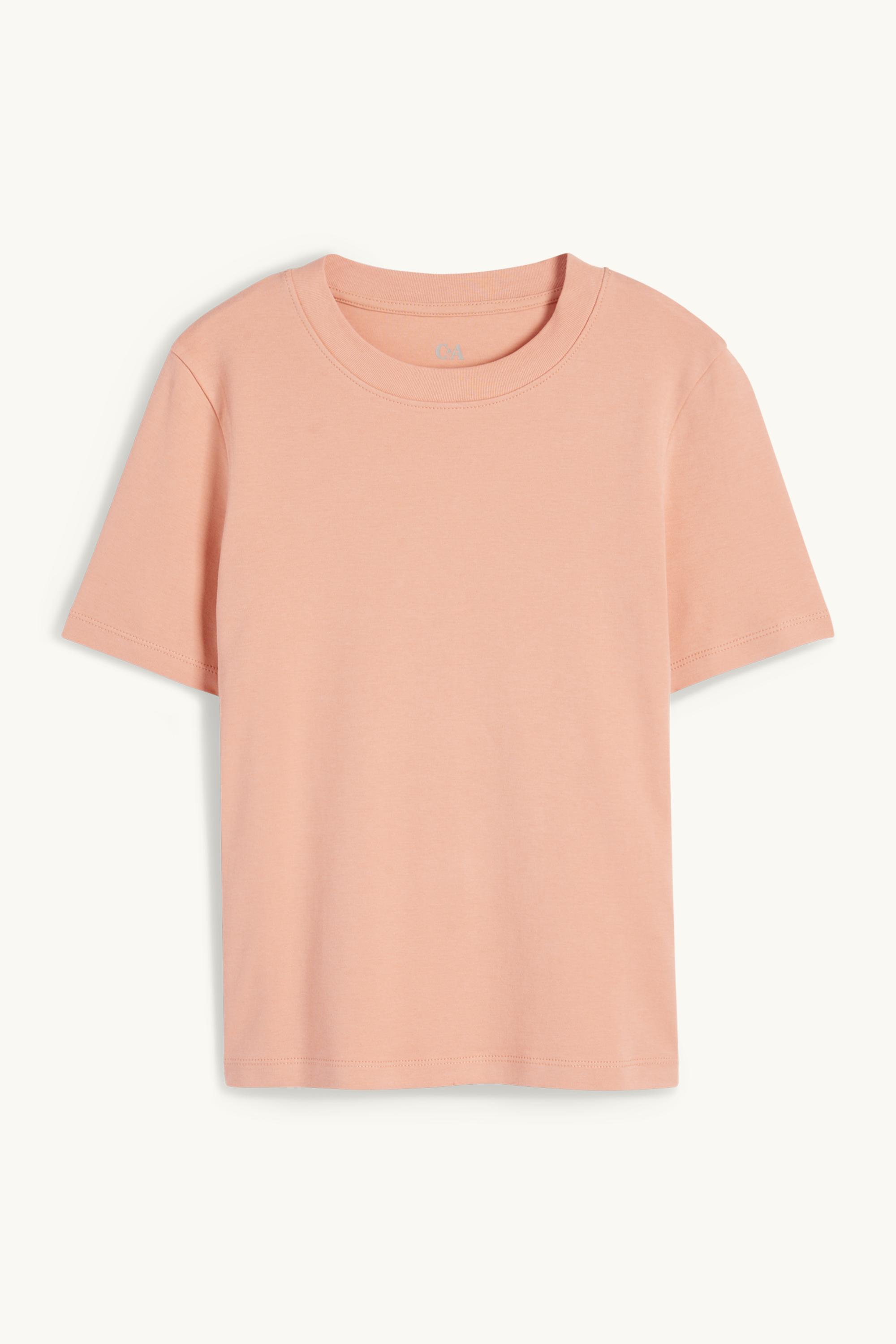 T-shirt - slim fit terracotta