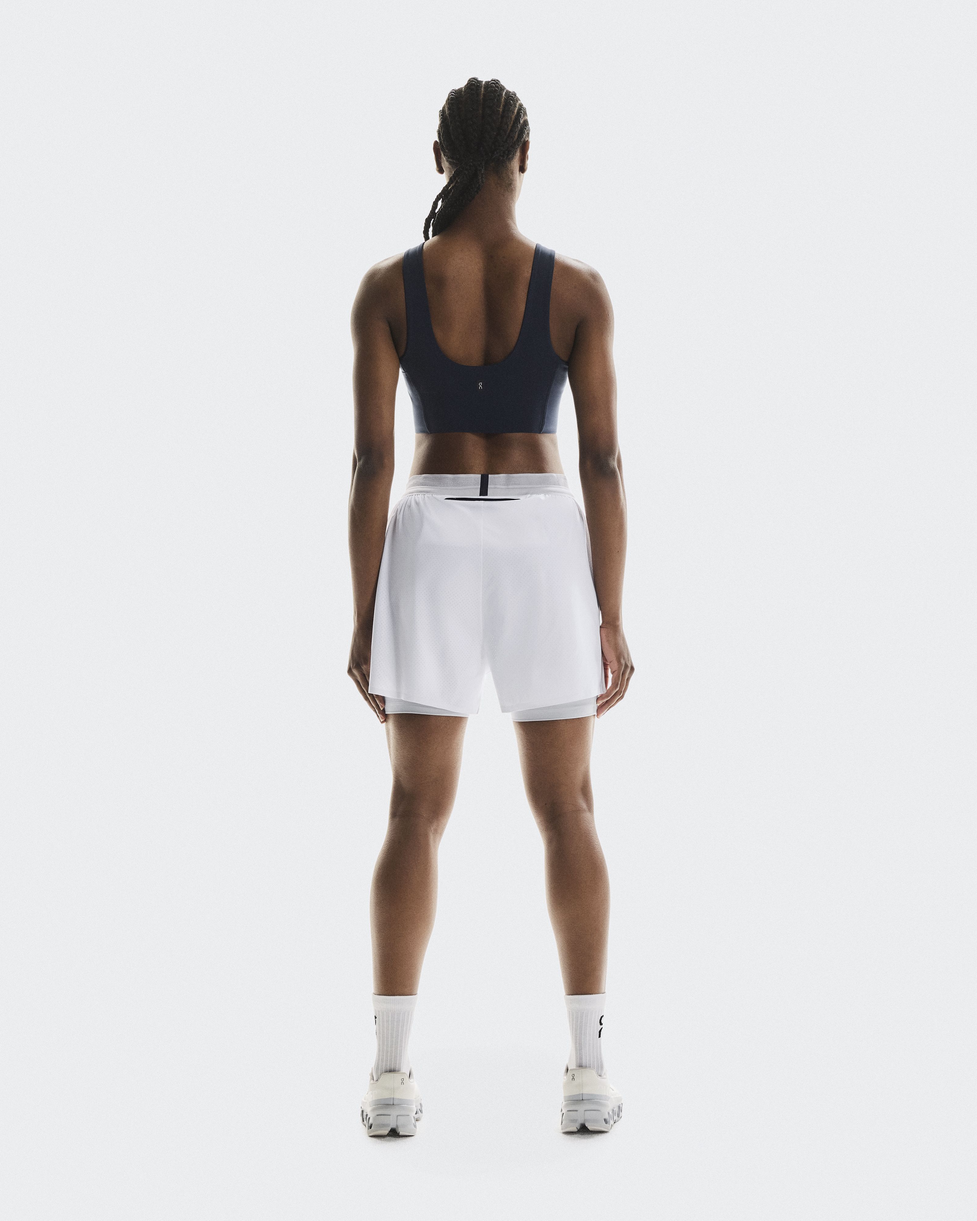 Core 2-in-1 Crop - Navy
