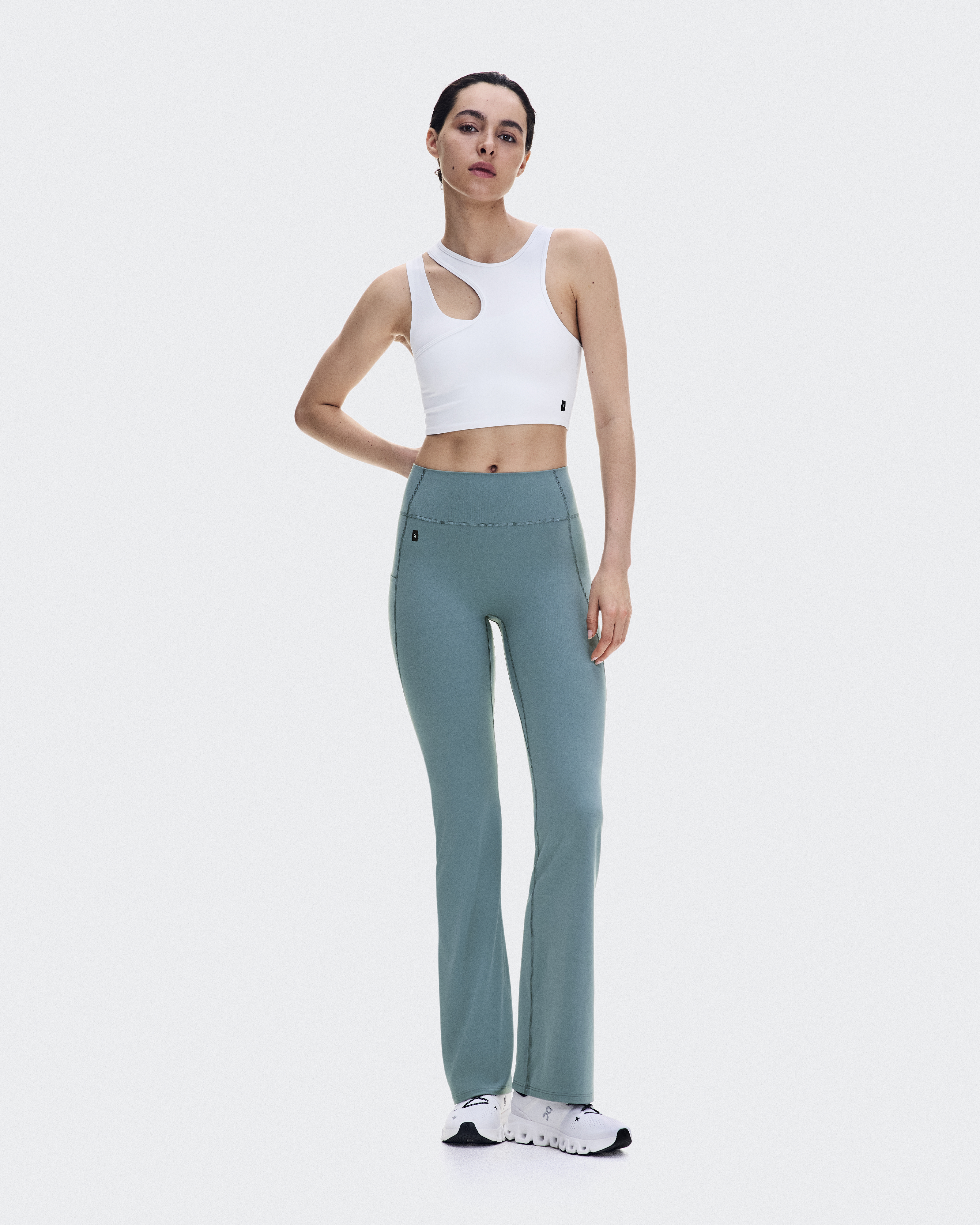 Studio Asymmetric Crop - White