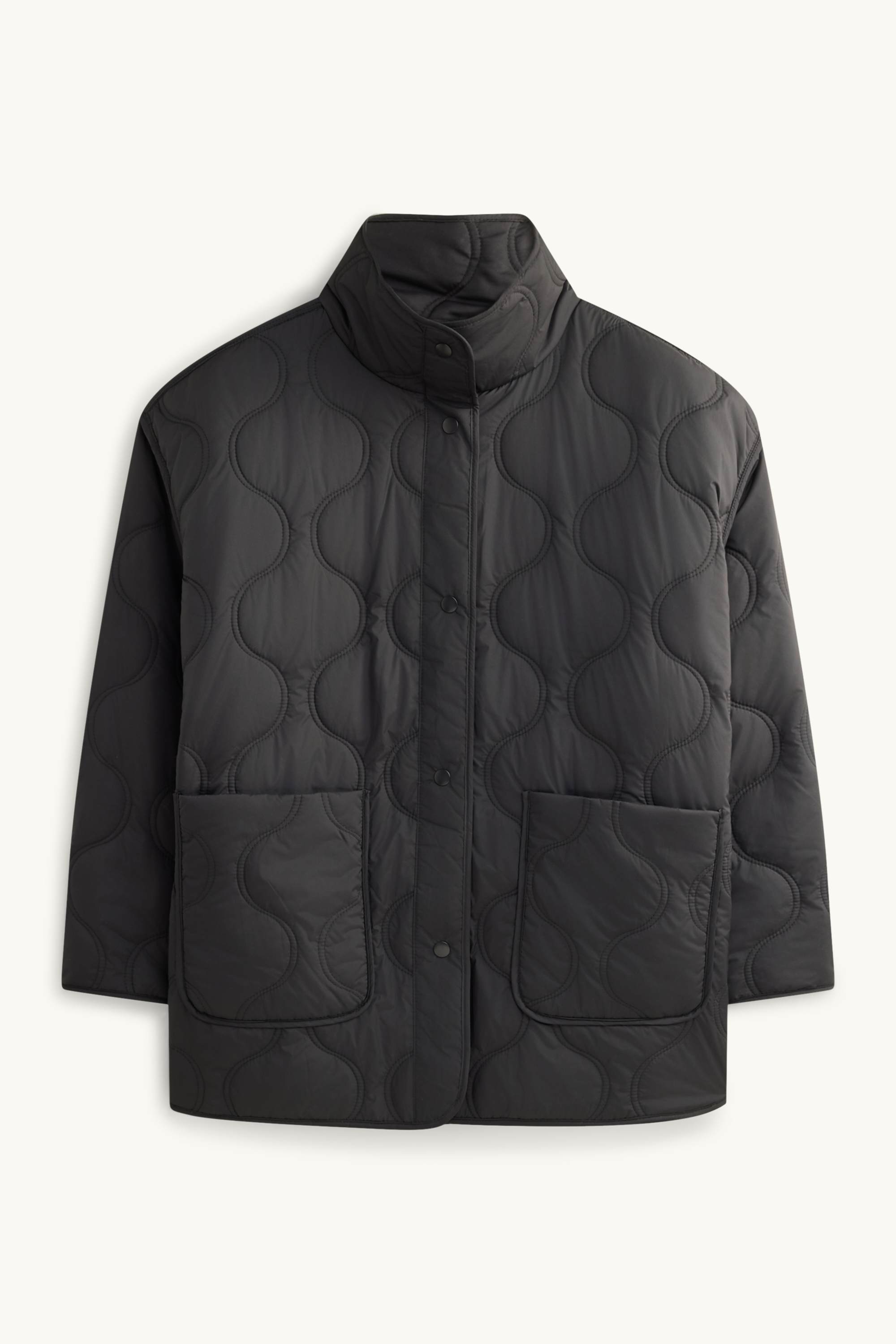 Quilted jacket black