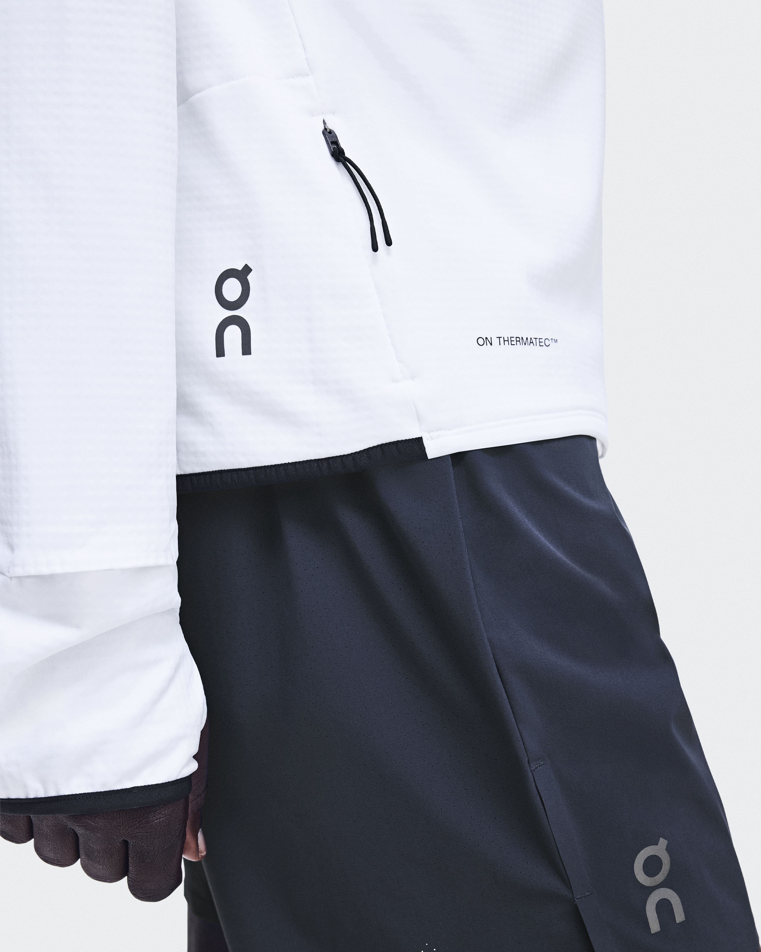 Climate Zip Hoodie - White