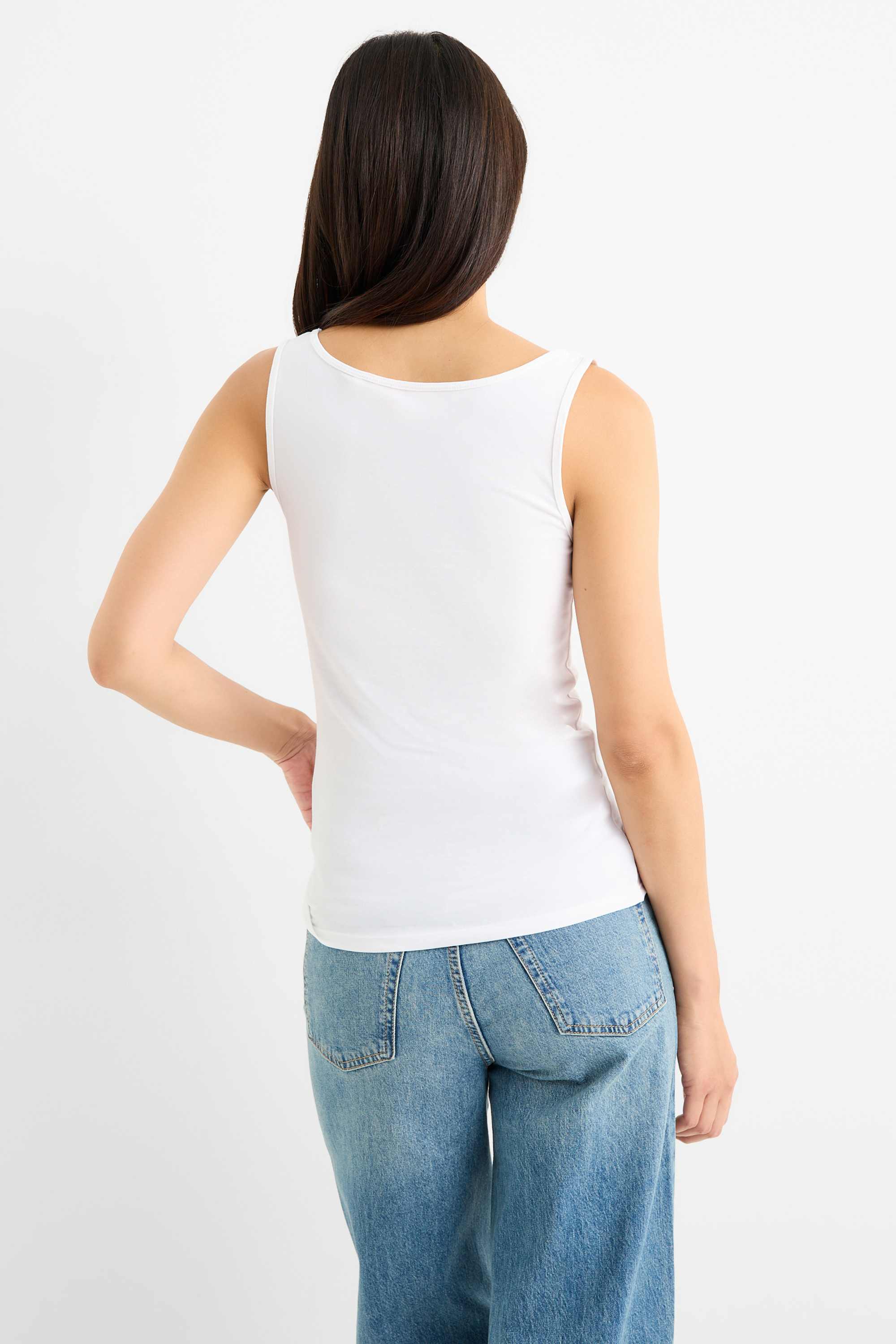 Multipack of 2 - top black / white