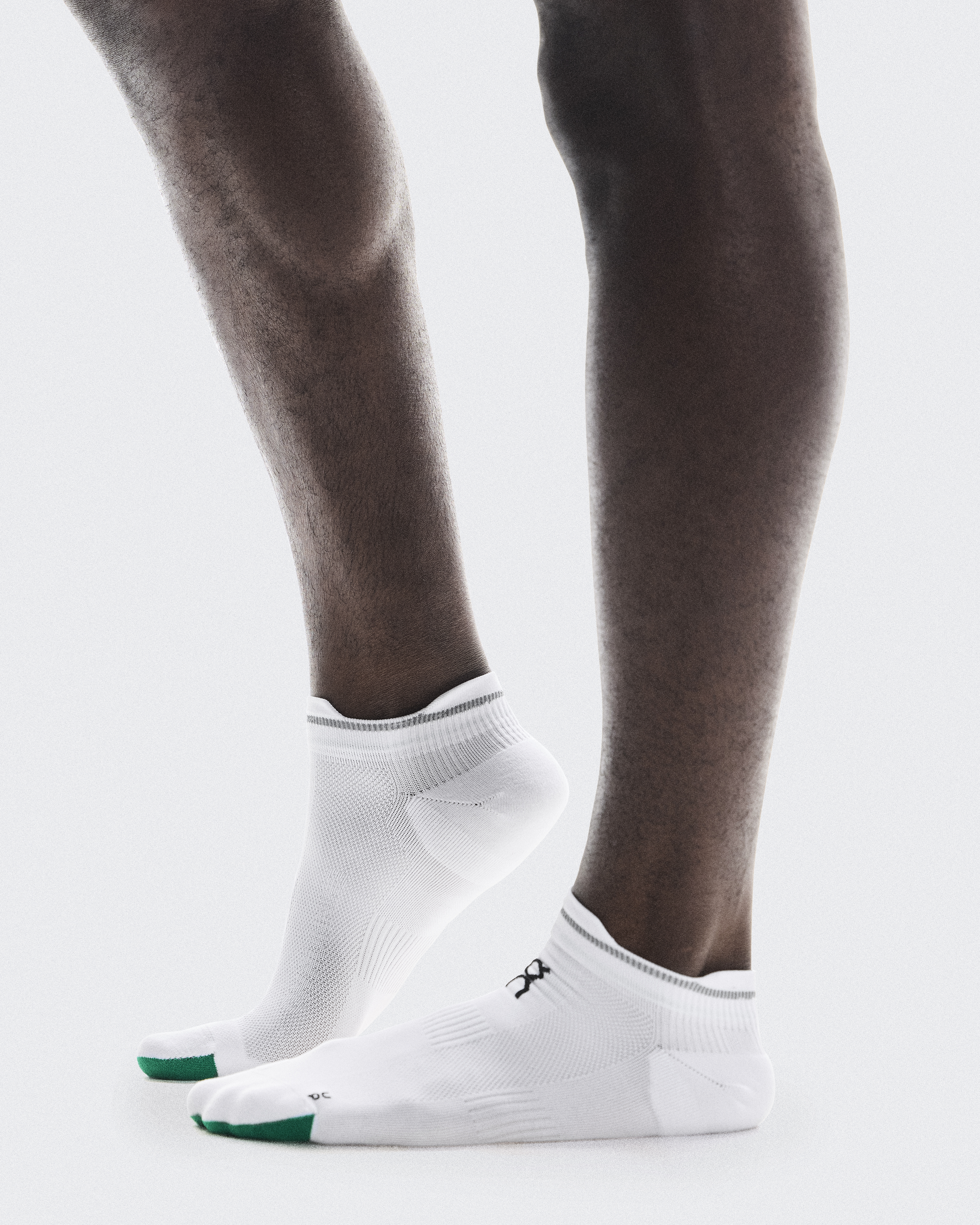 Elite Run Sock Low - White | Ivory
