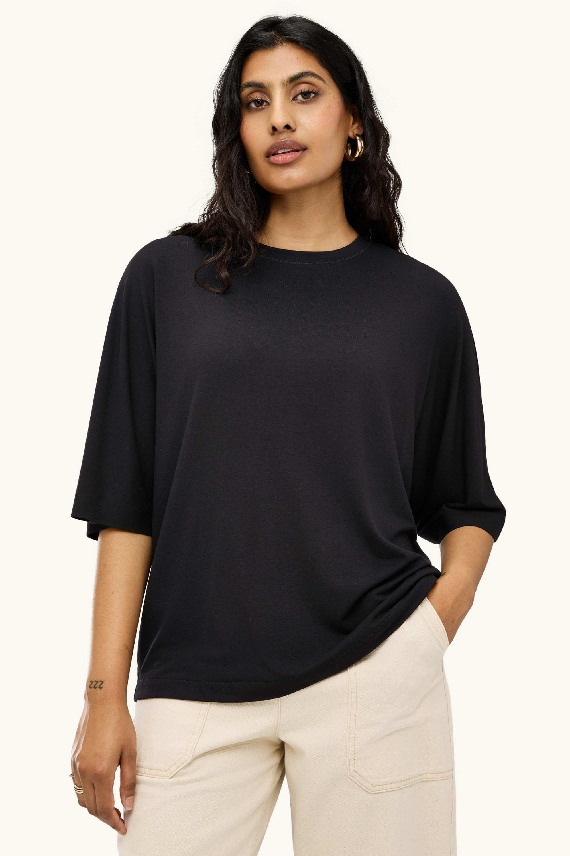 T-shirt - relaxed fit black