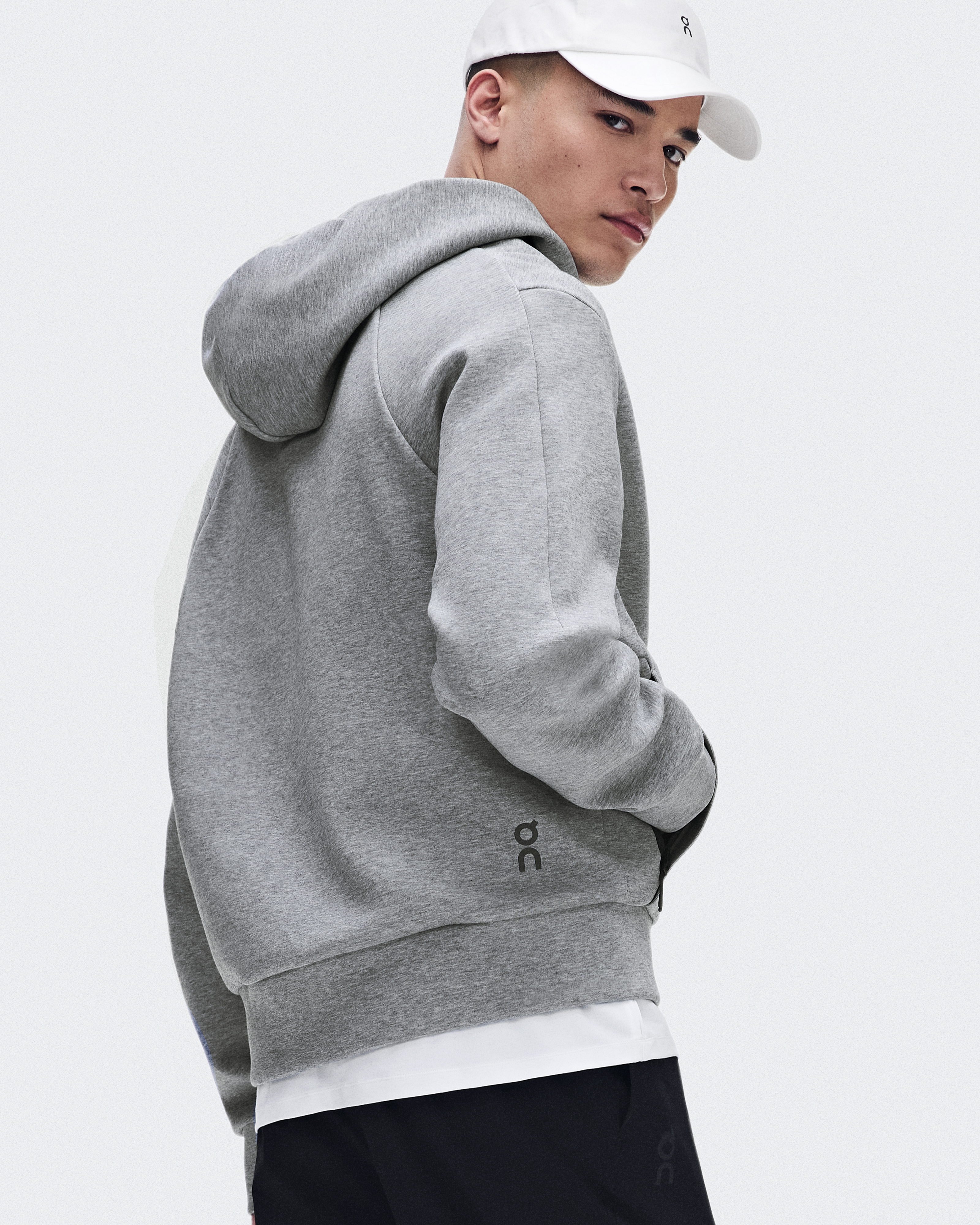 Focus Tech Zip Hoodie - Basalt