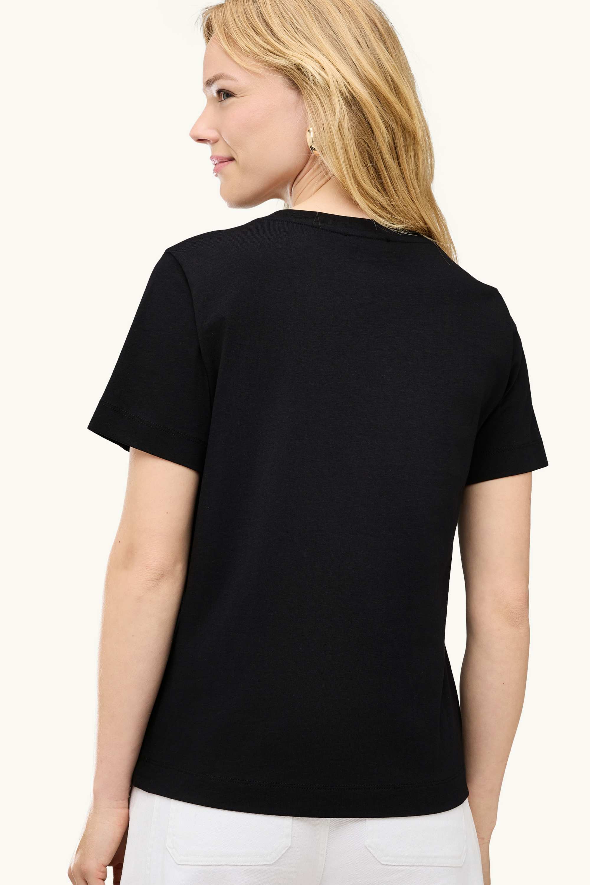 T-shirt - regular fit - floral black