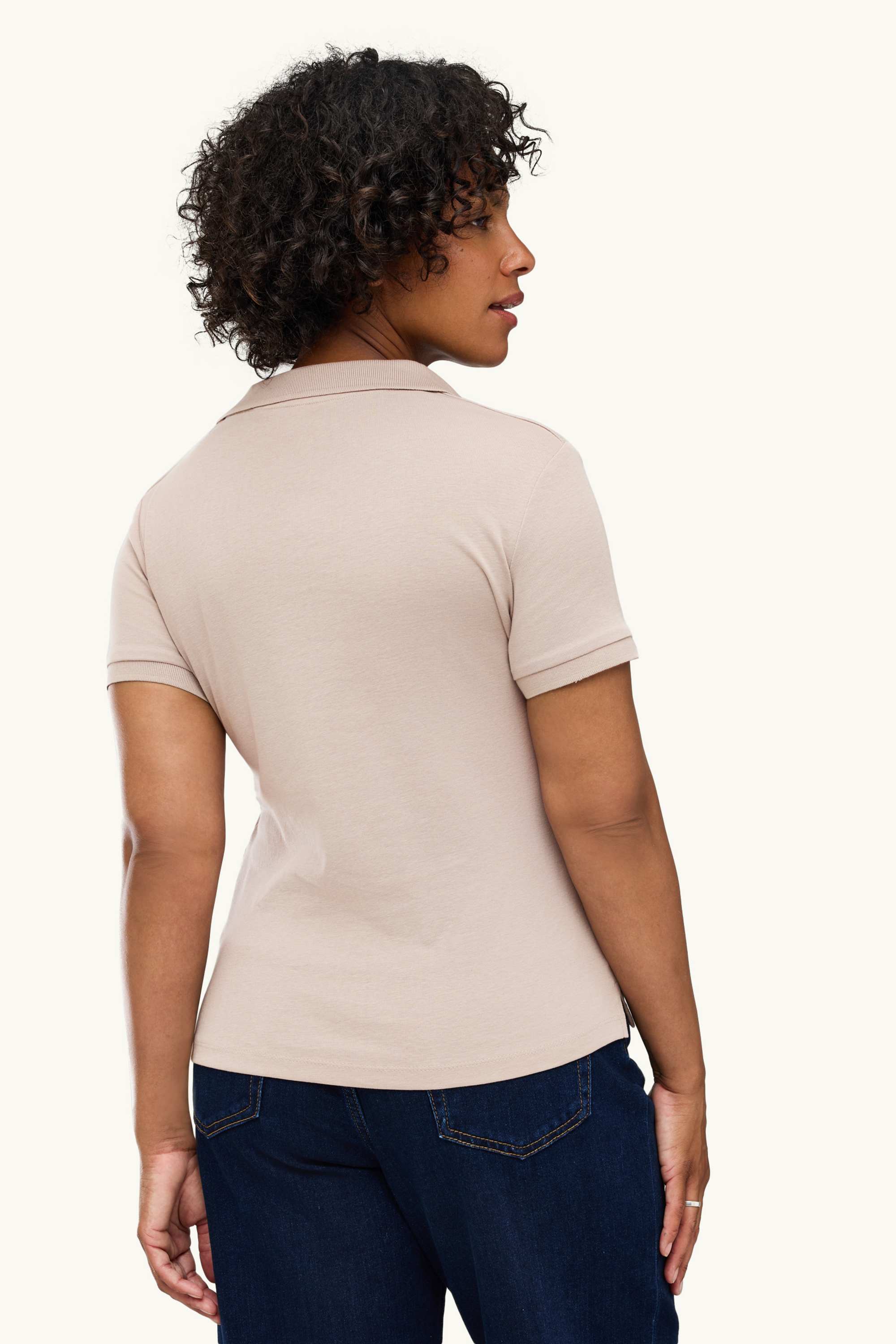 Polo shirt - regular fit beige