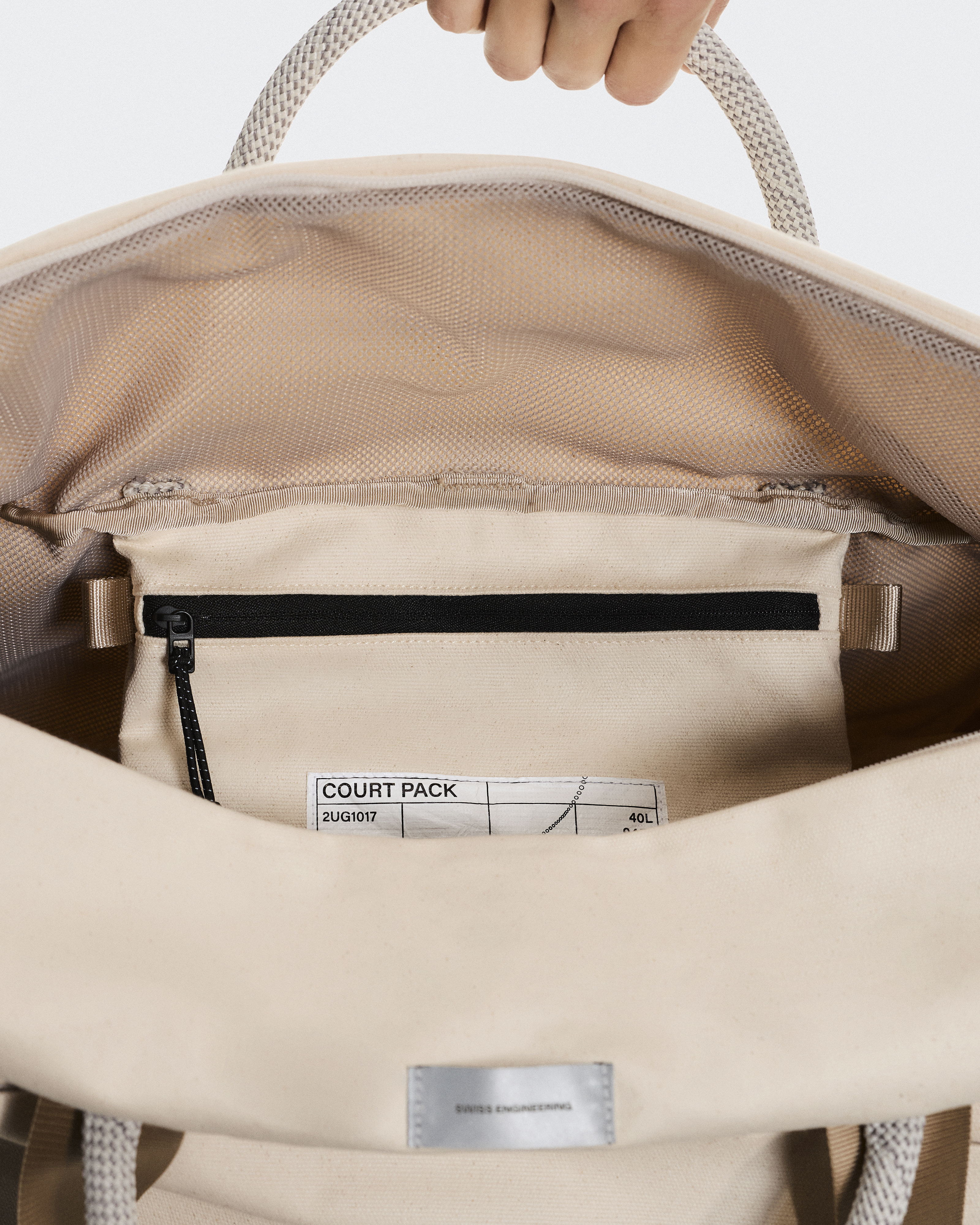 Court Pack 40L - Sesame | White