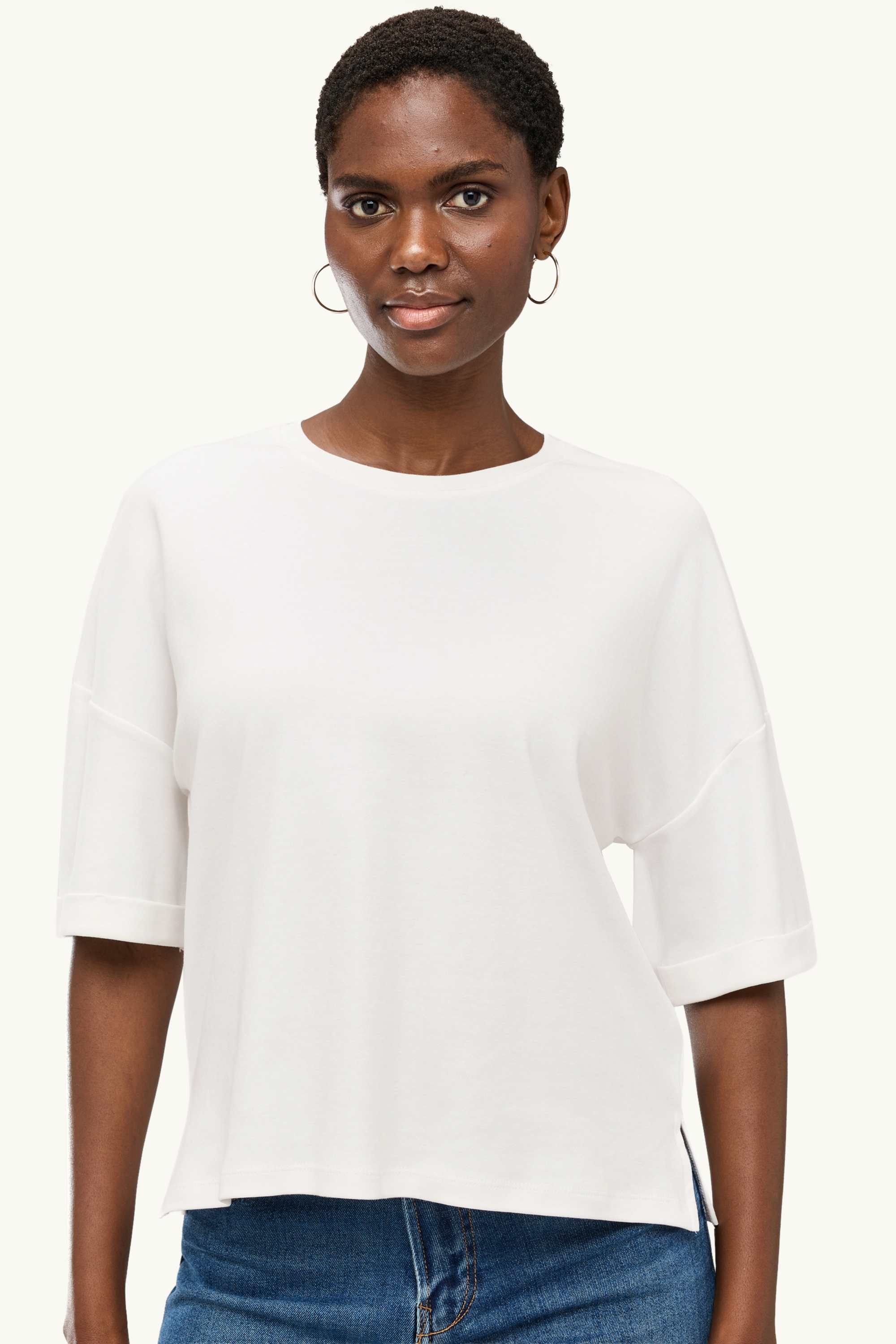 T-shirt - relaxed fit white