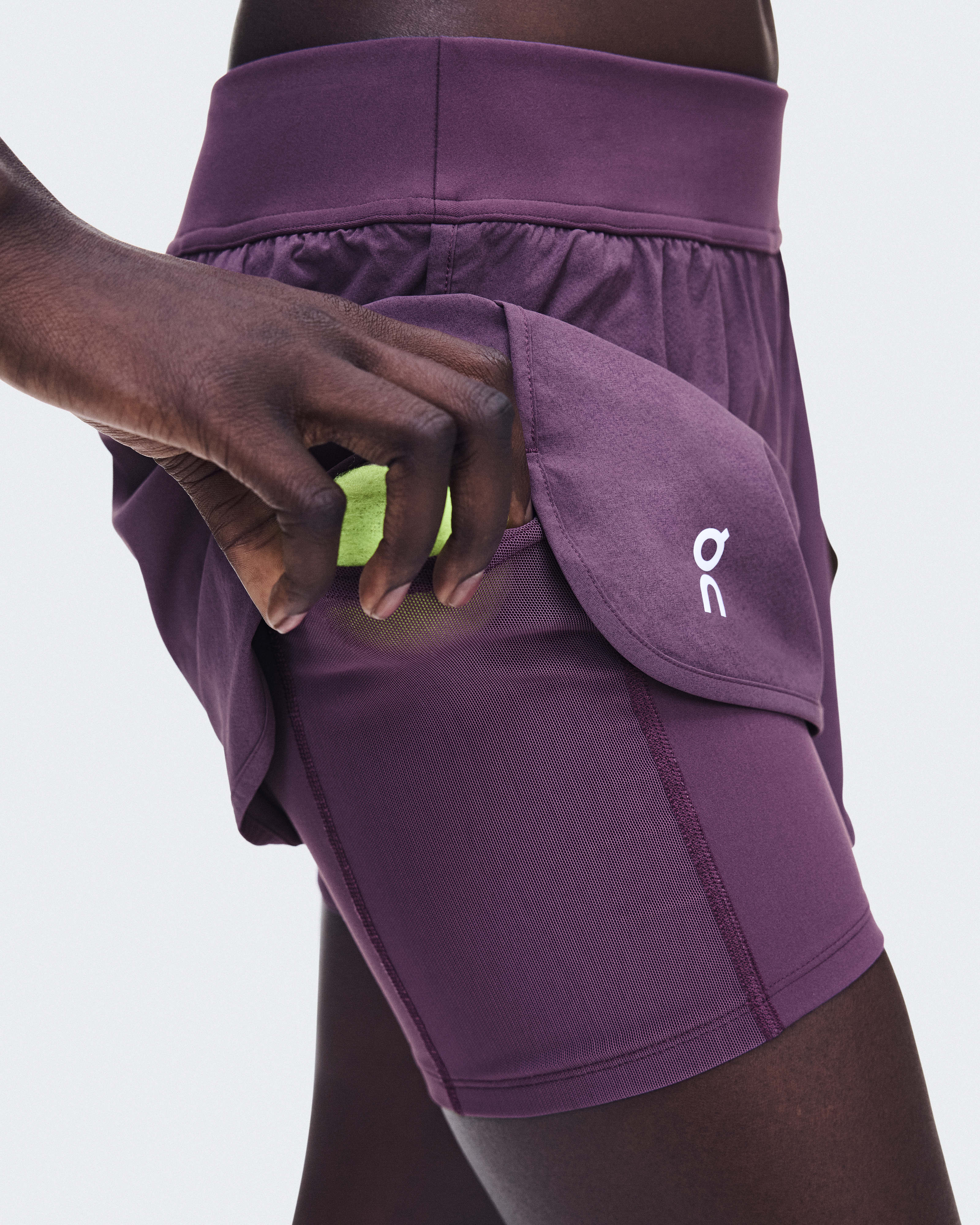 3" Court Shorts 2-in-1 - Cassis