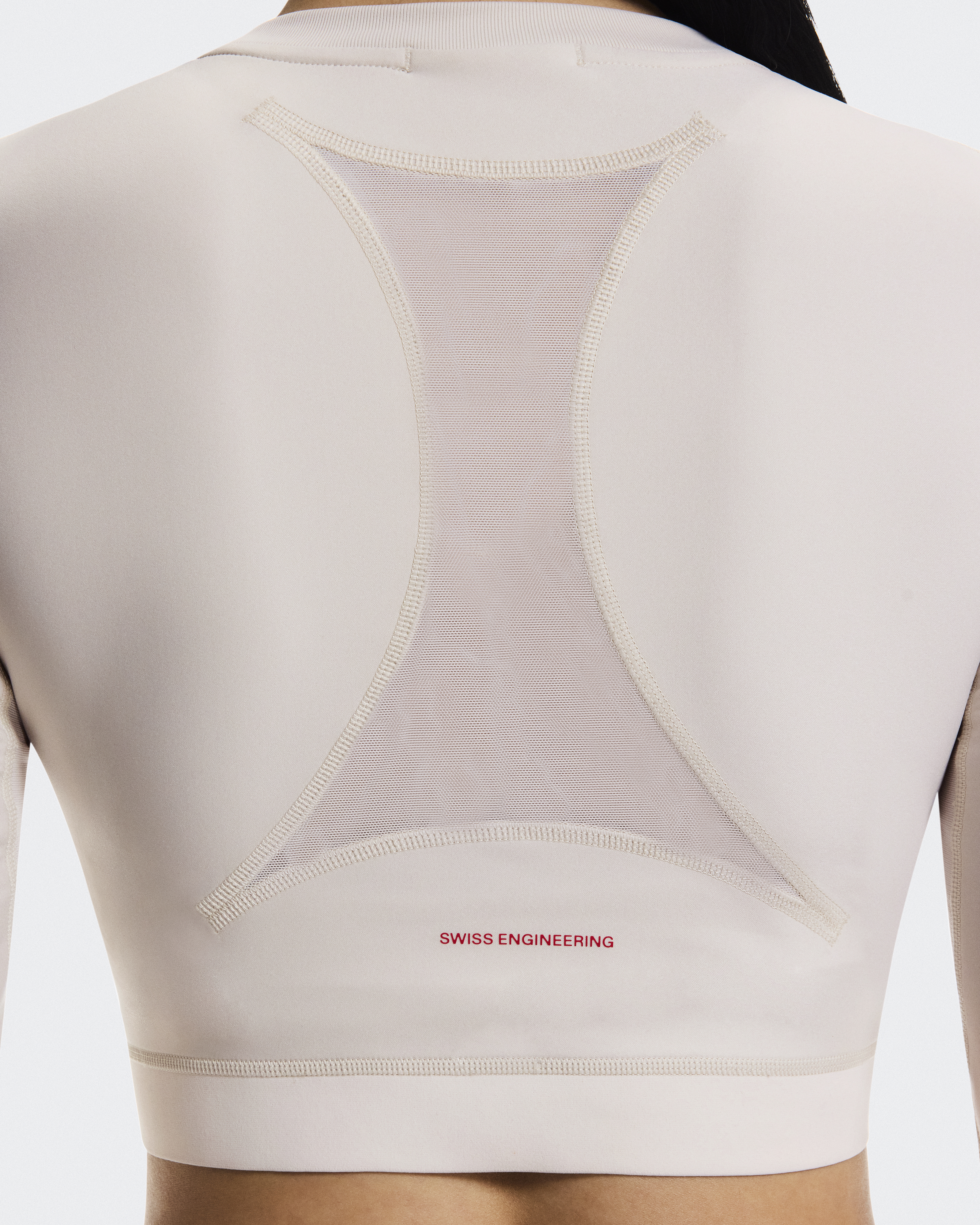 Train Long Sleeve Crop Year of the Horse - Pearl