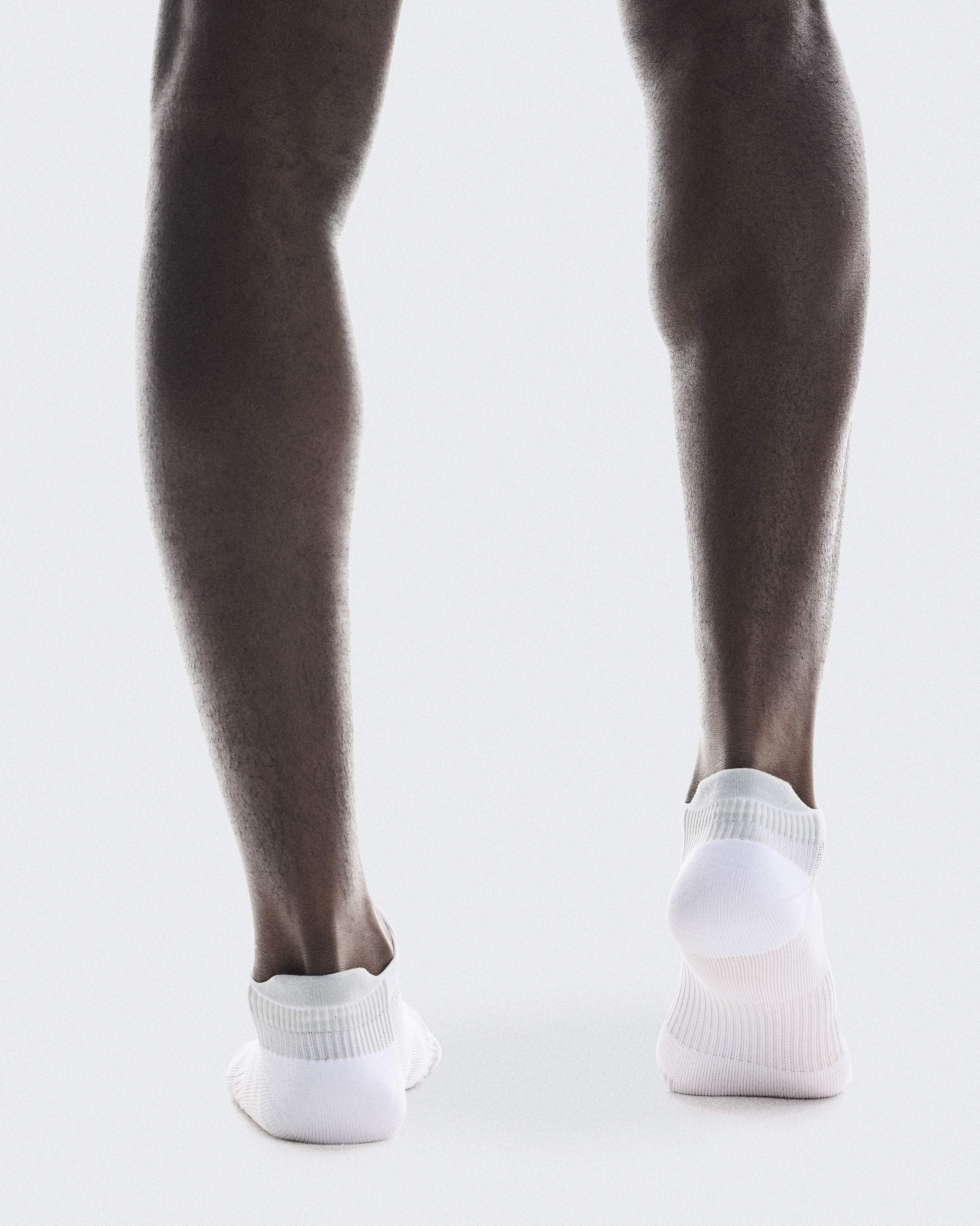 Performance Run Sock Low - White | Glacier