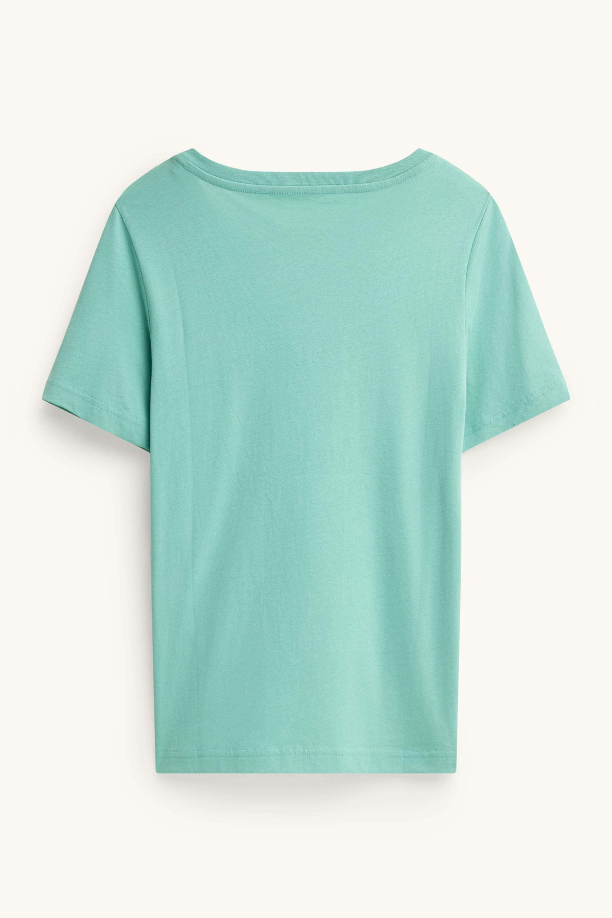 V-neck T-shirt - regular fit turquoise