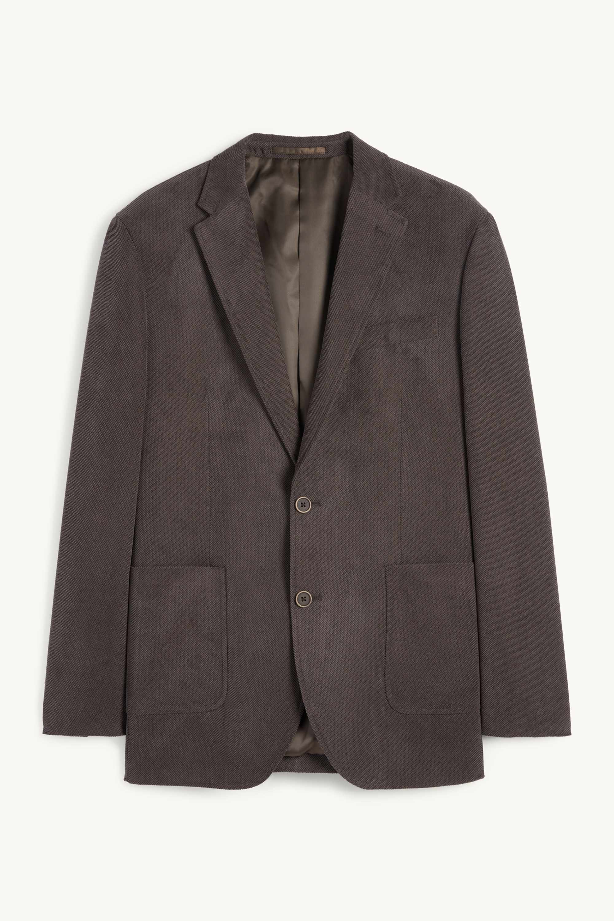 Tailored jacket - regular fit - textured dark gray (4)