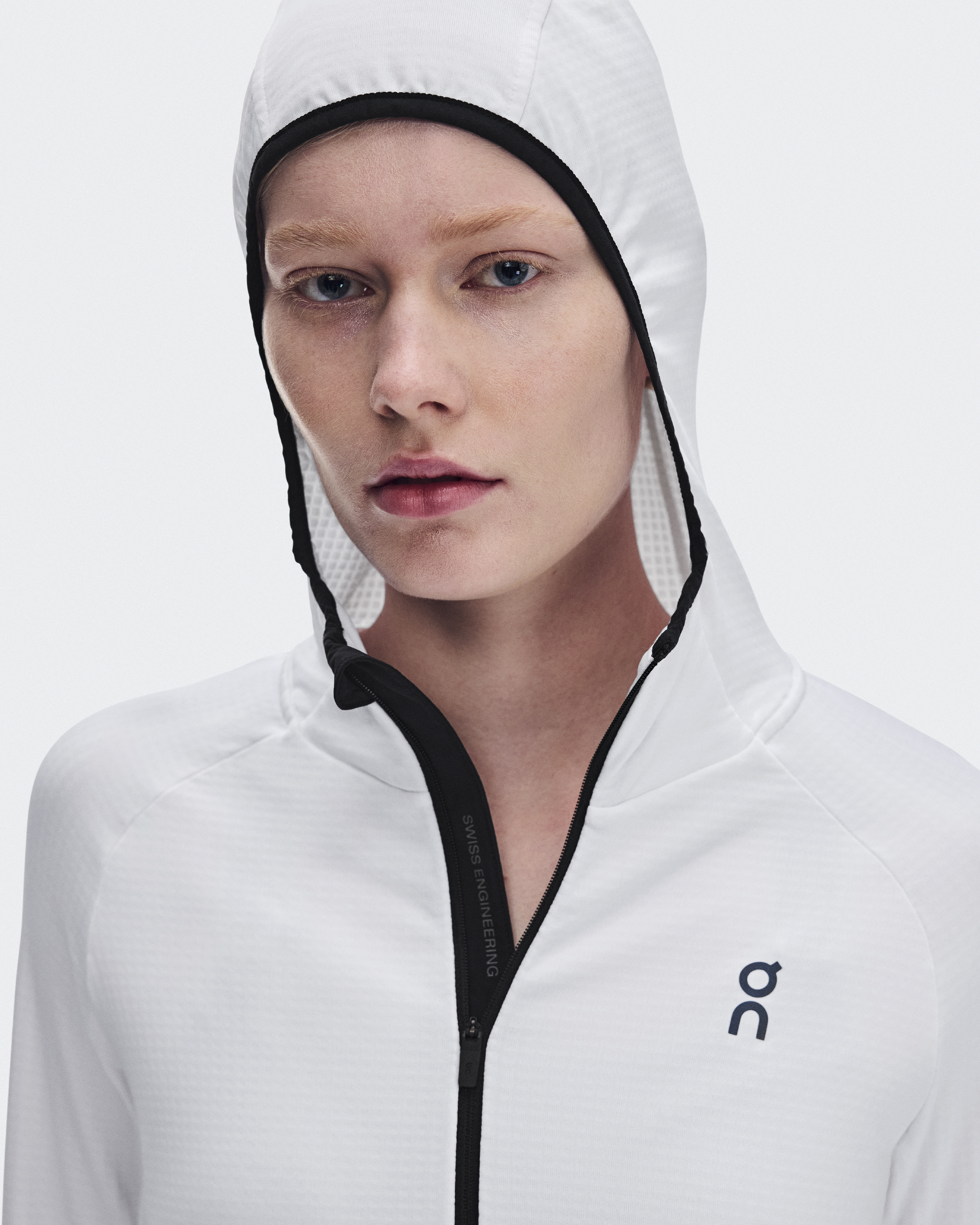Climate Zip Hoodie - White