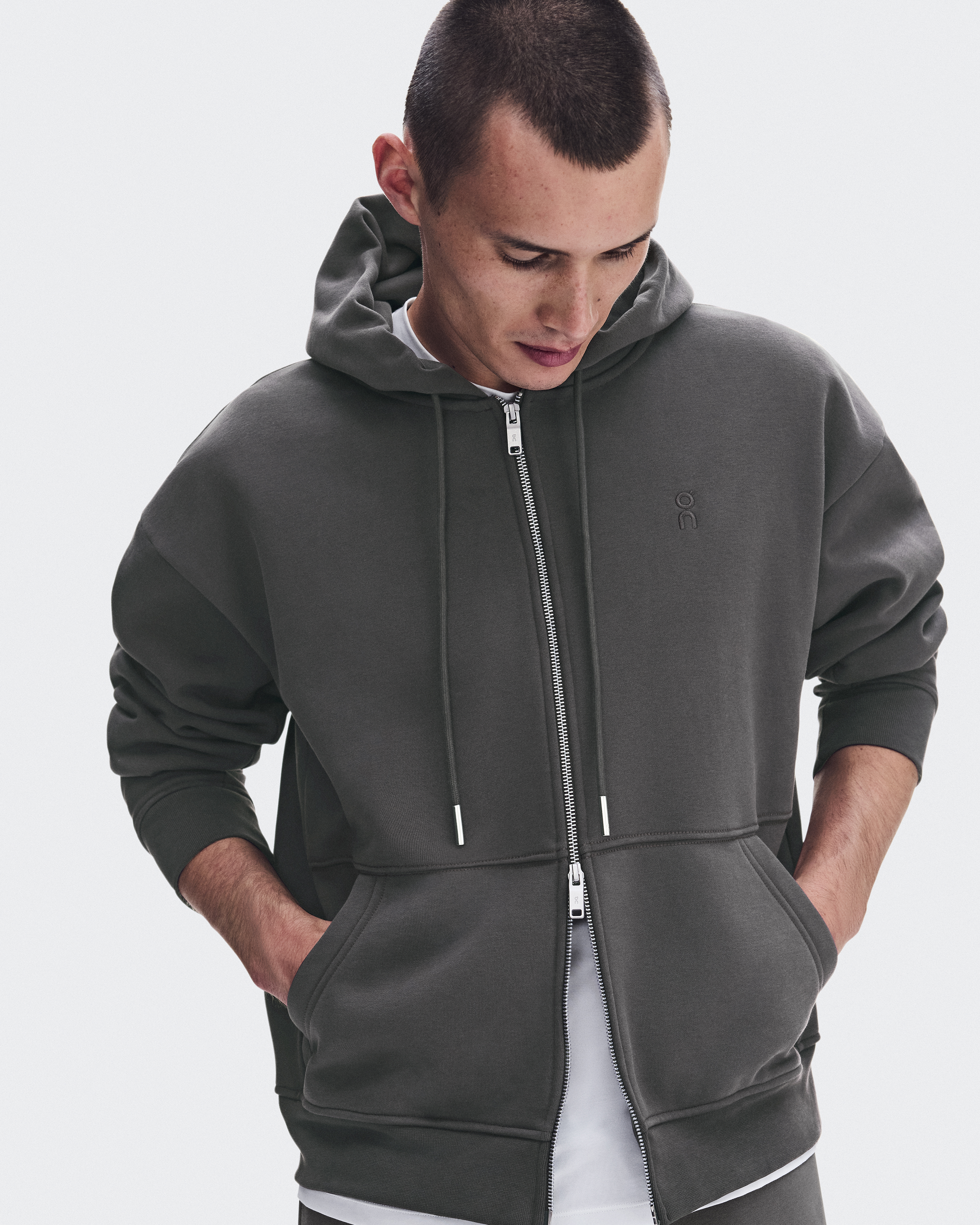 Club Collective Full Zip Hoodie - Ember
