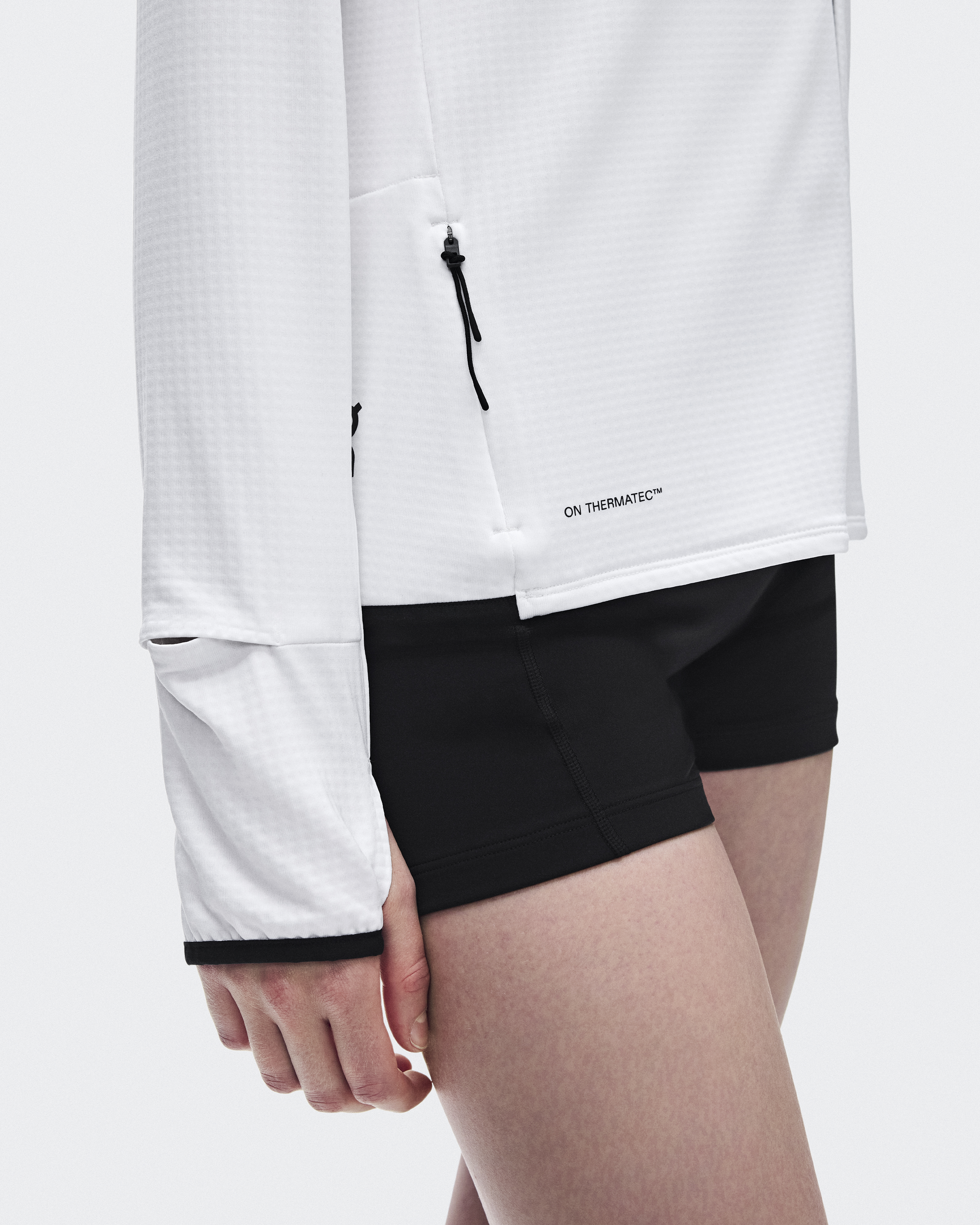 Climate Zip Hoodie - White