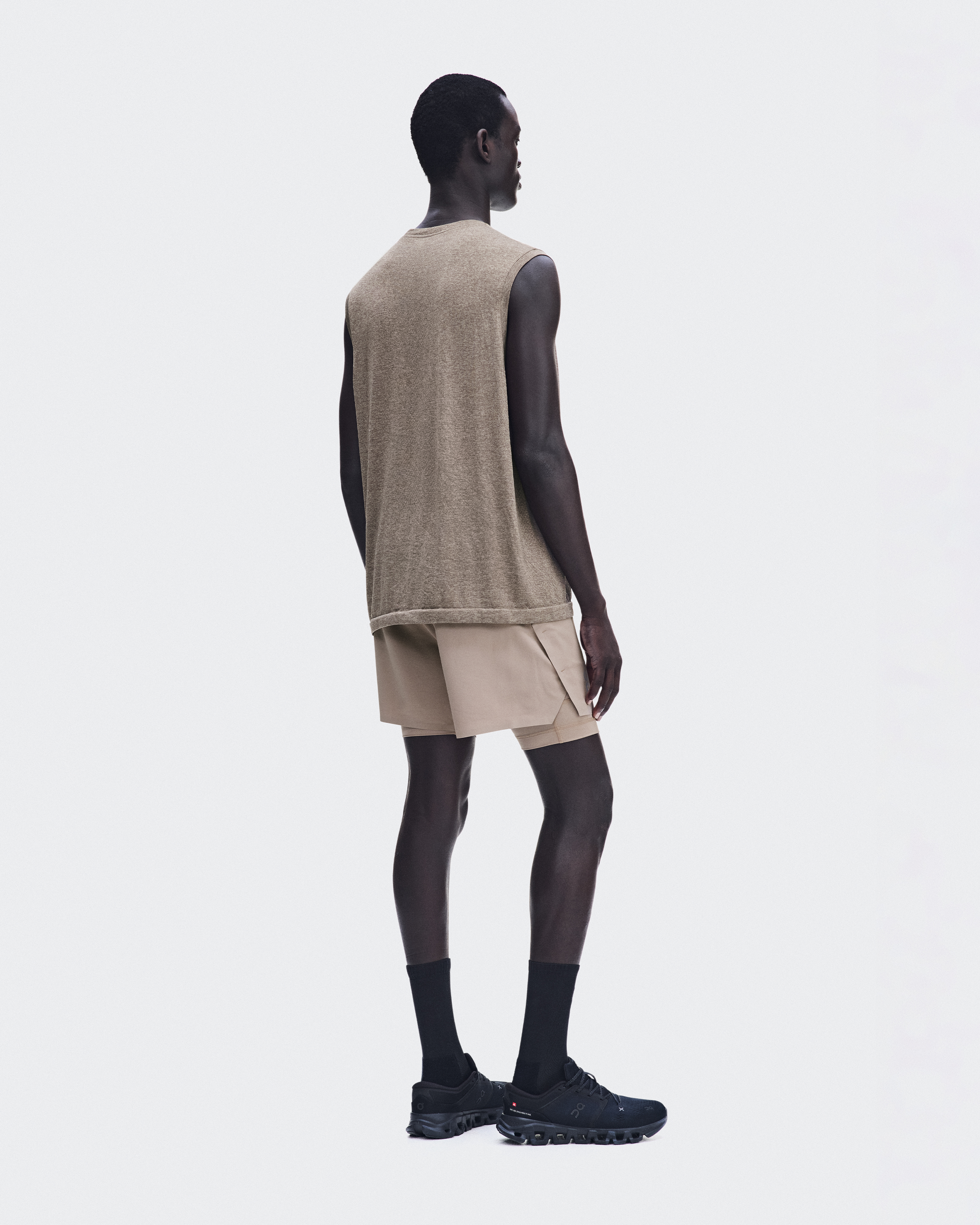 Train Flex Tank - Clay Heather