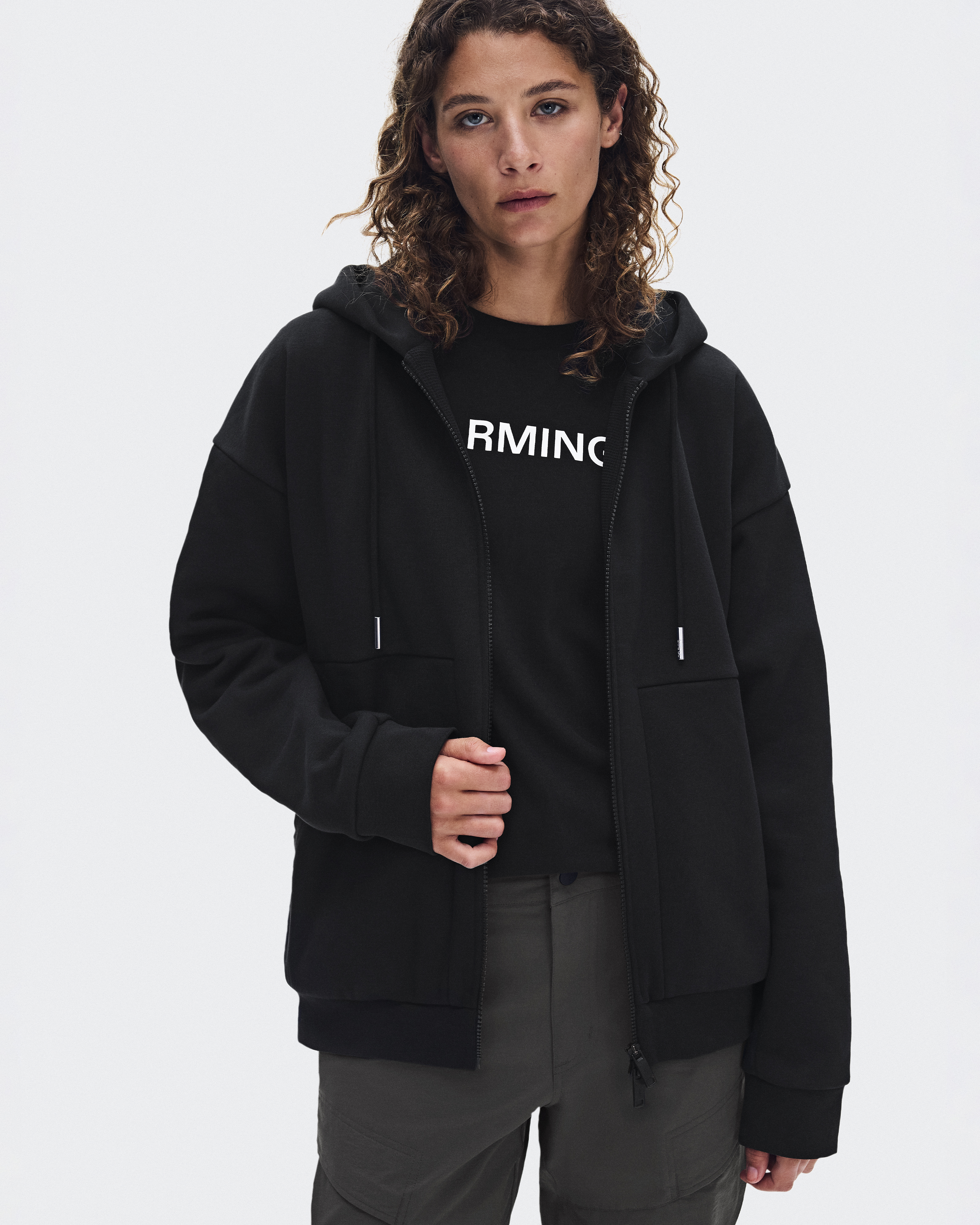Utility Zip Hoodie SHG - Black