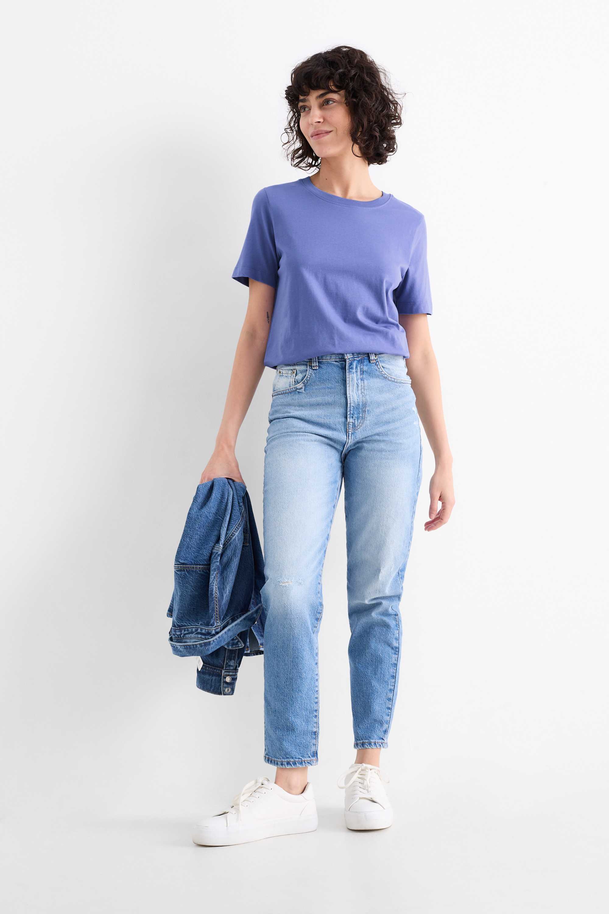 T-shirt - regular fit blue