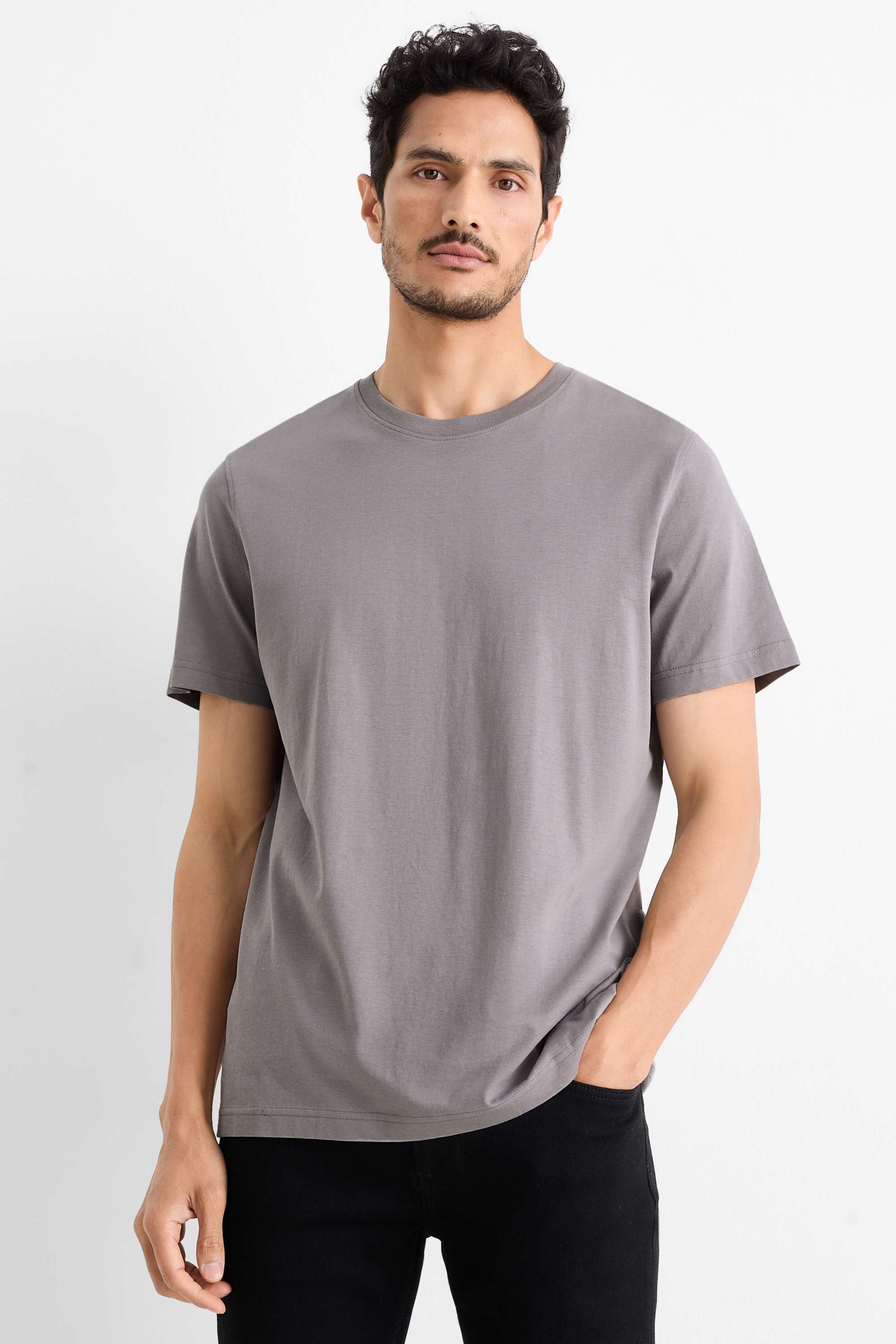 T-shirt - regular fit gray