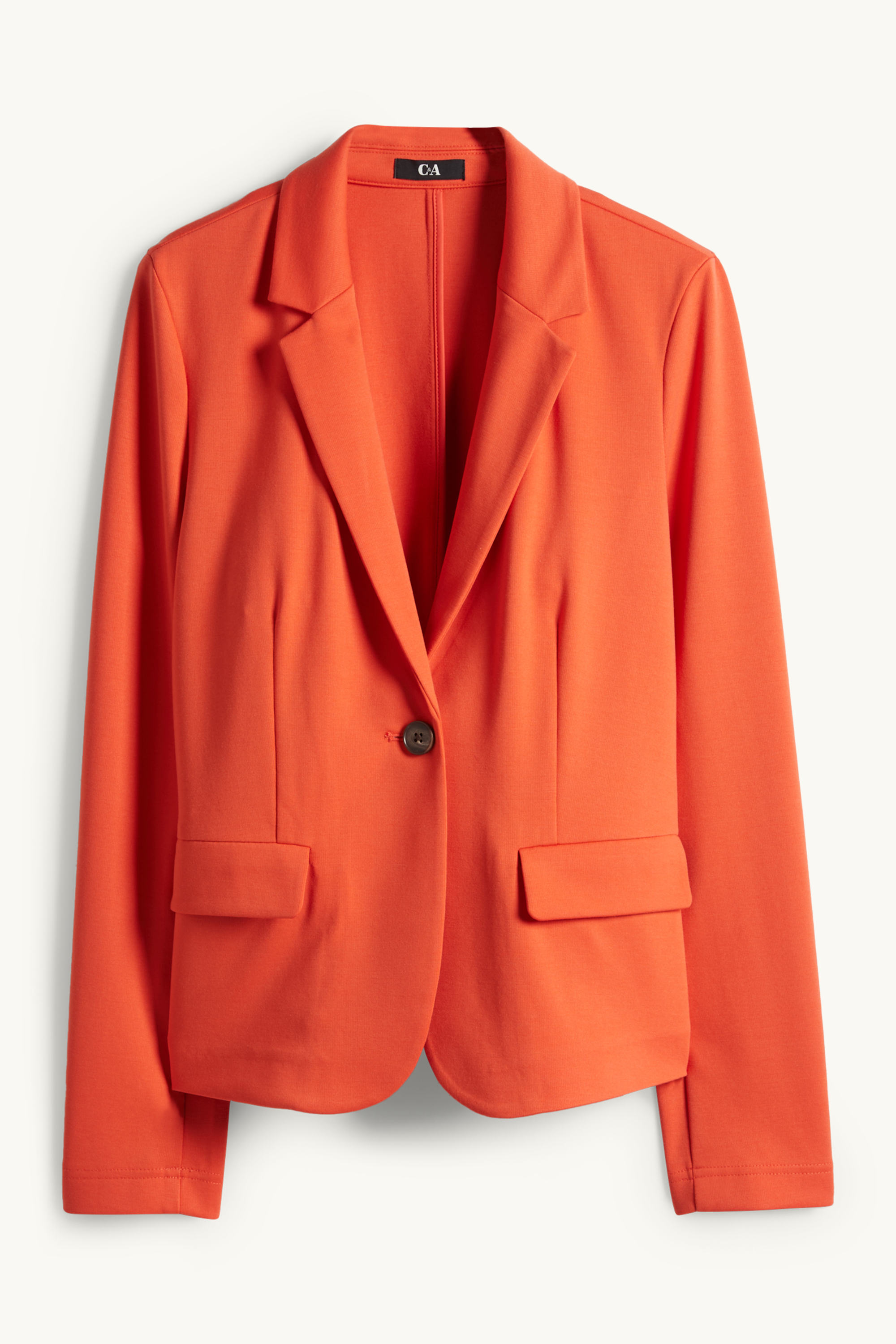 Jersey blazer - regular fit orange