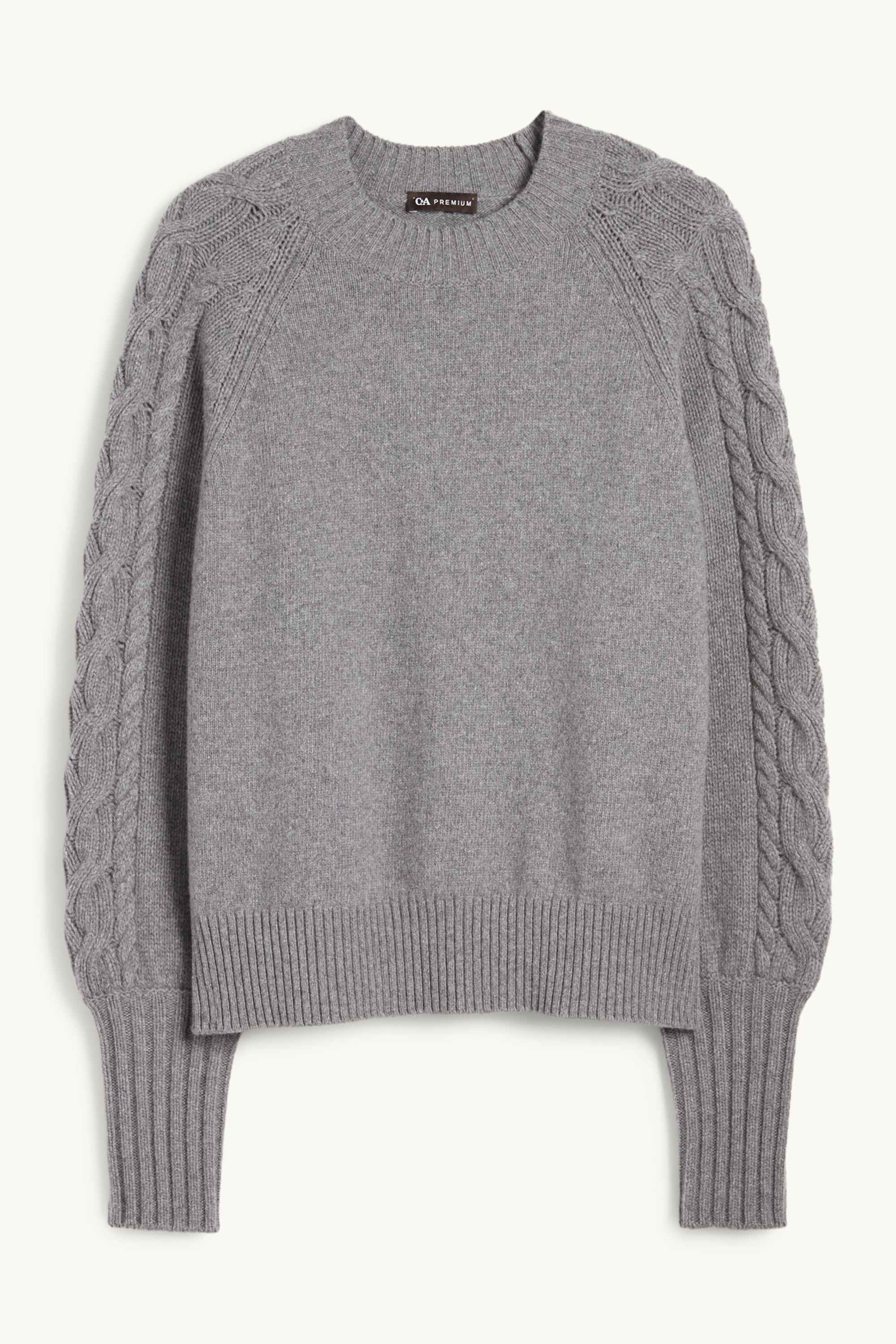 Cashmere jumper gray