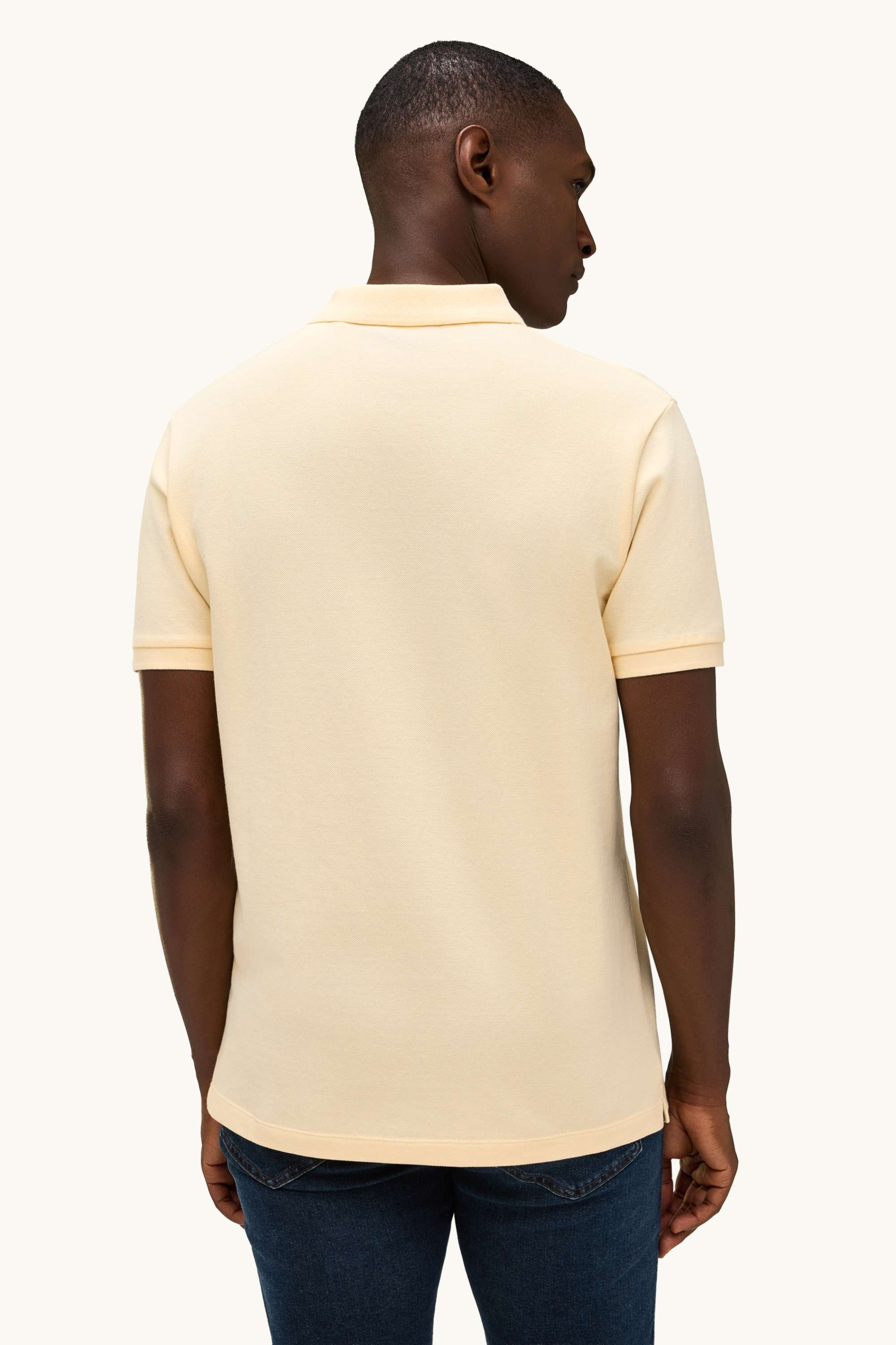 Polo shirt - regular fit light yellow