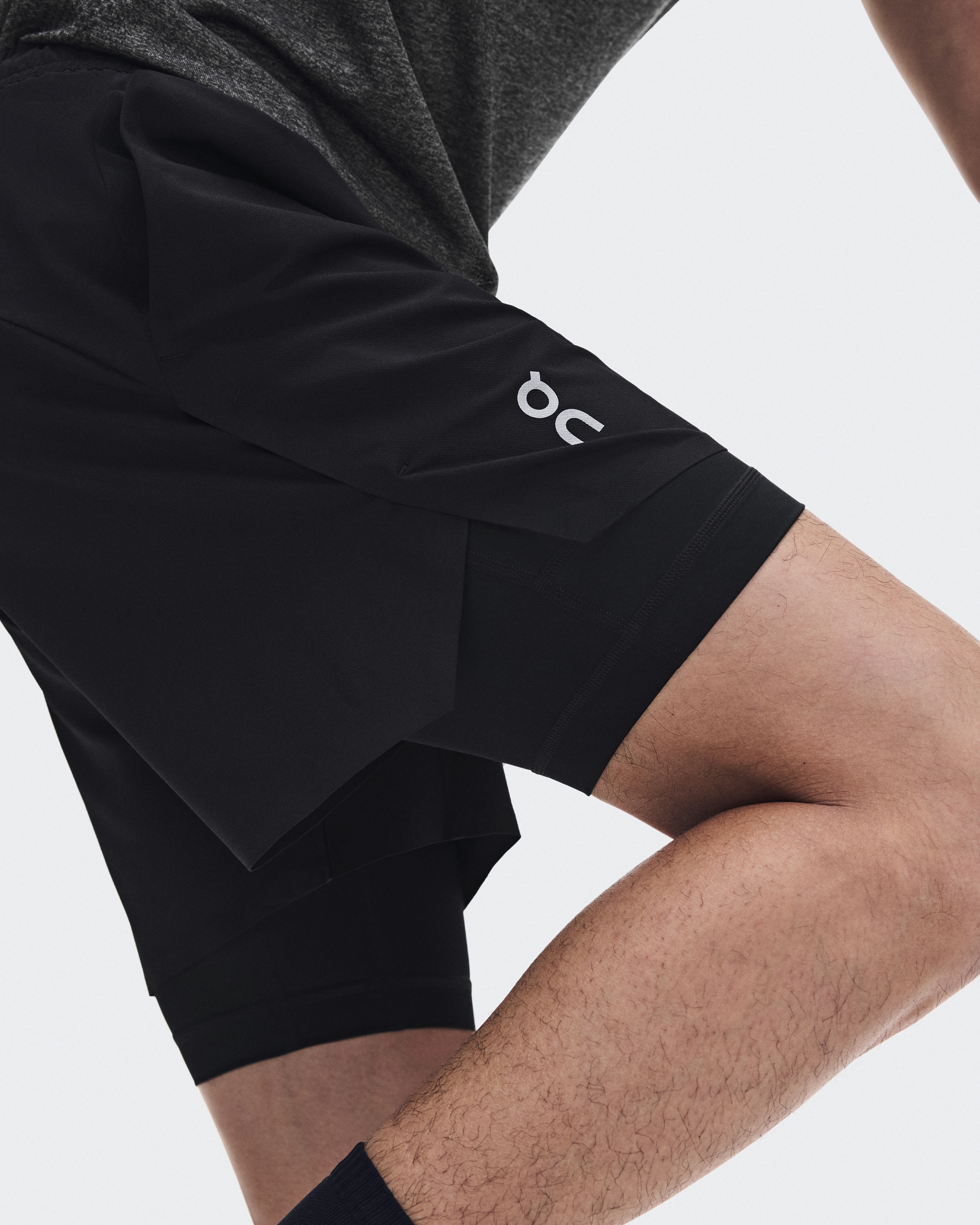 Train 2-in-1 Shorts - Black