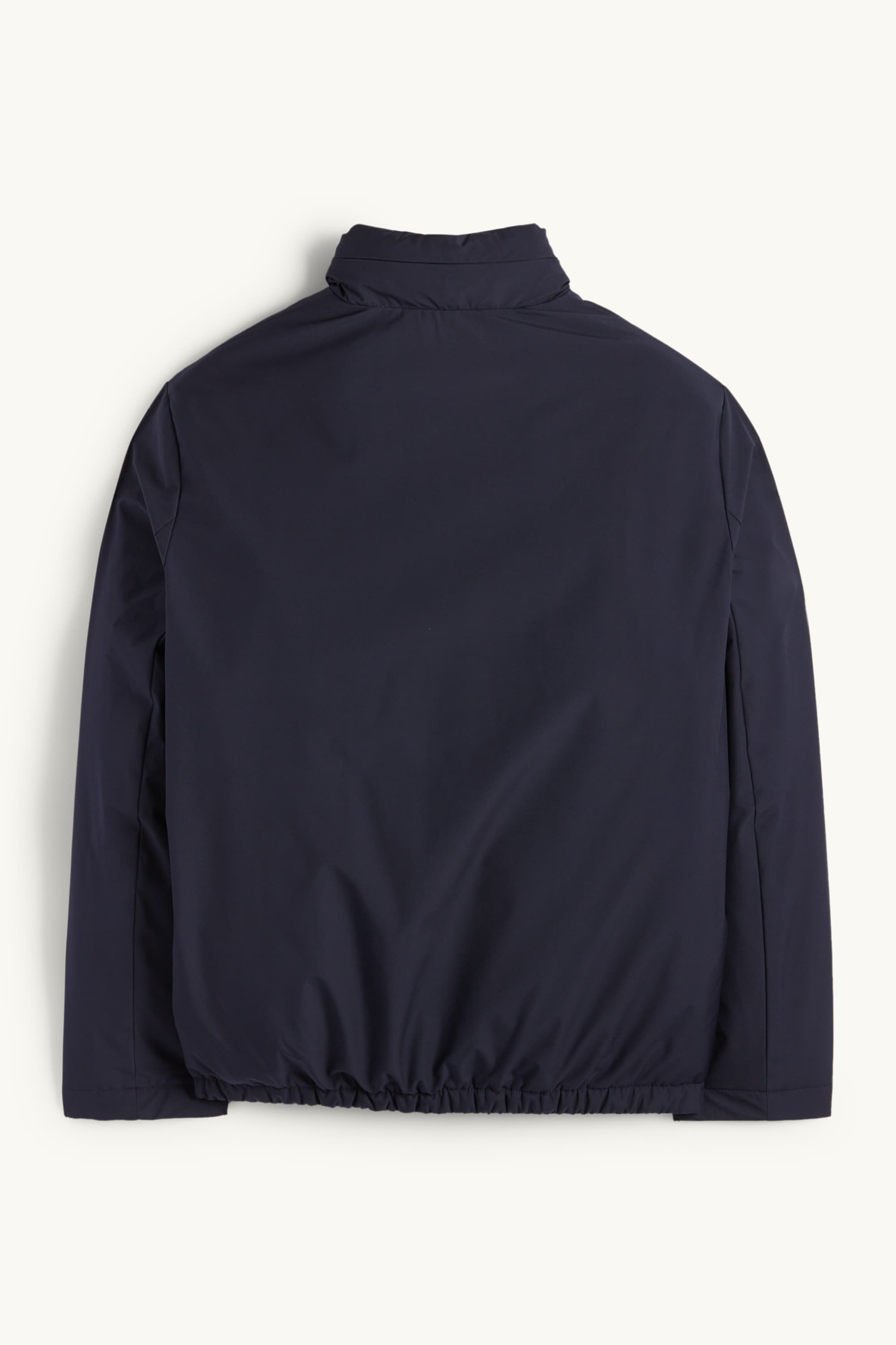 Jacket with hood - lined dark blue