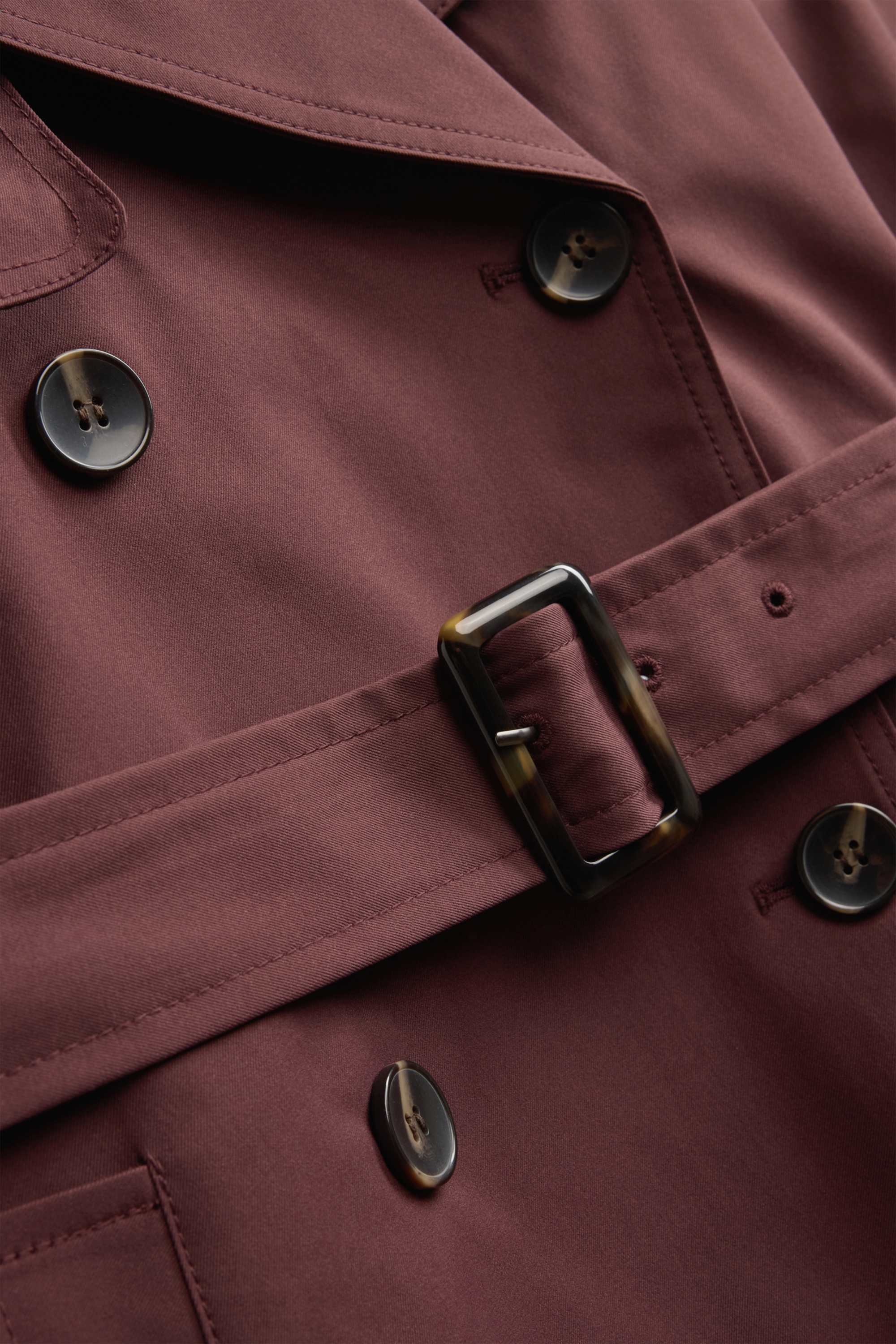Trench coat - water-repellent bordeaux