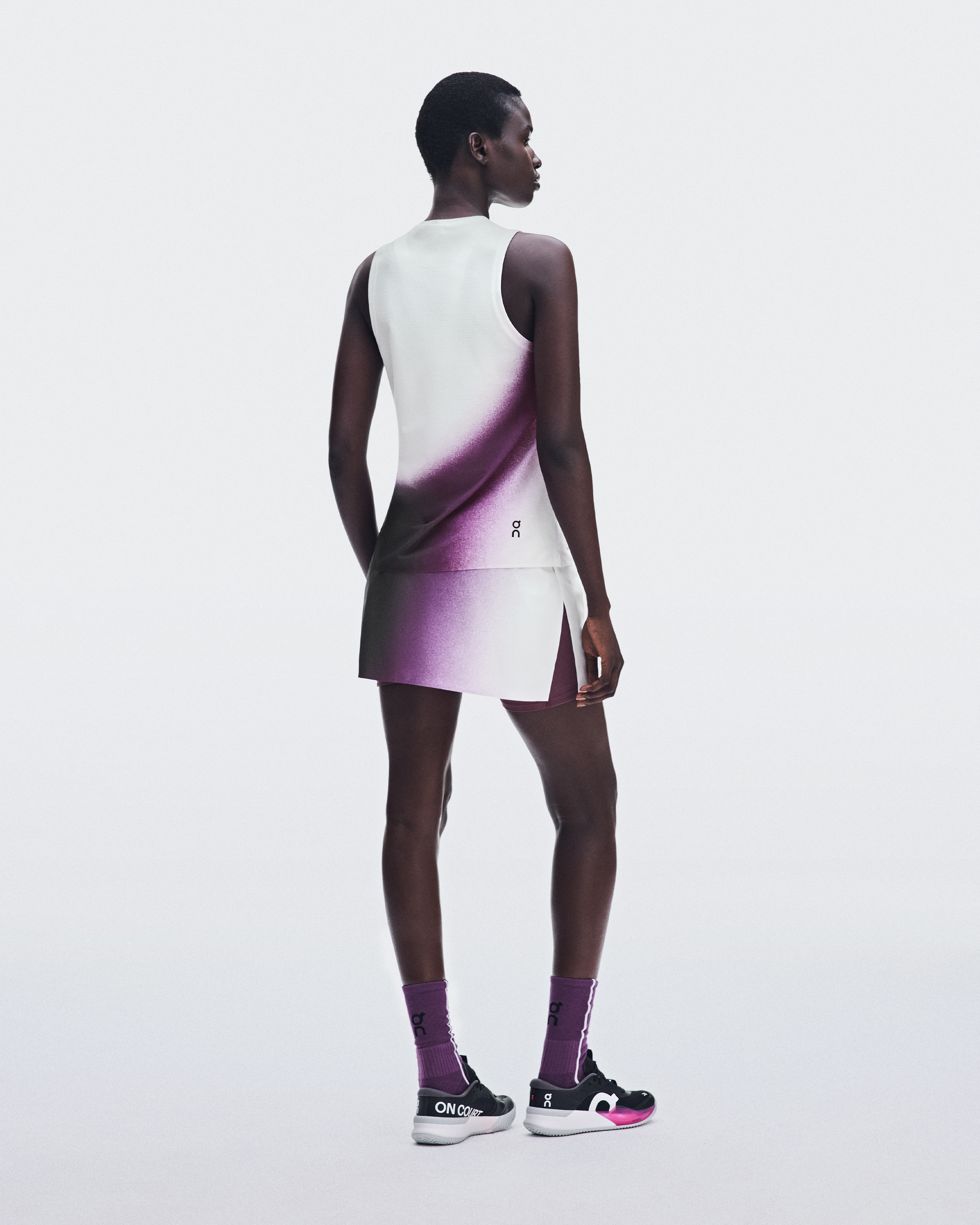 Court Skirt Split Swing - White | Cassis