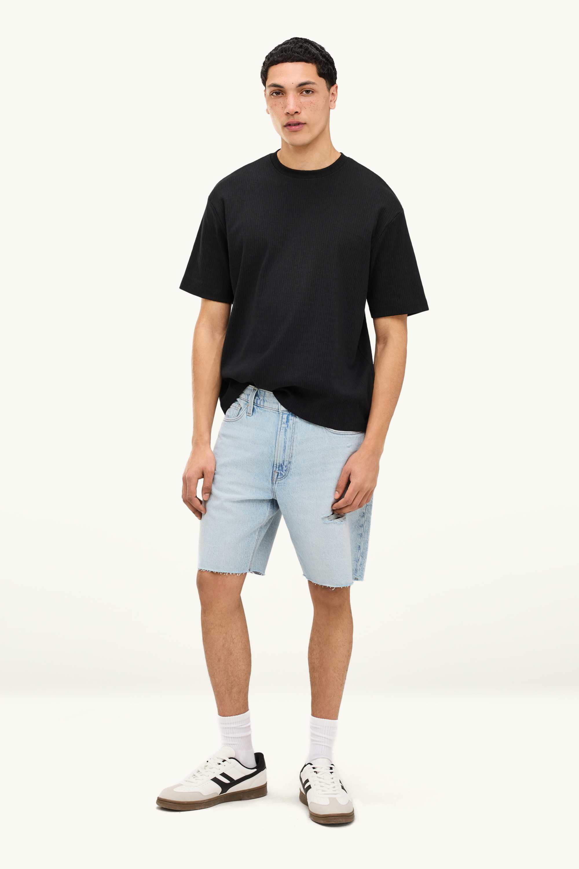 Denim shorts denim-light blue