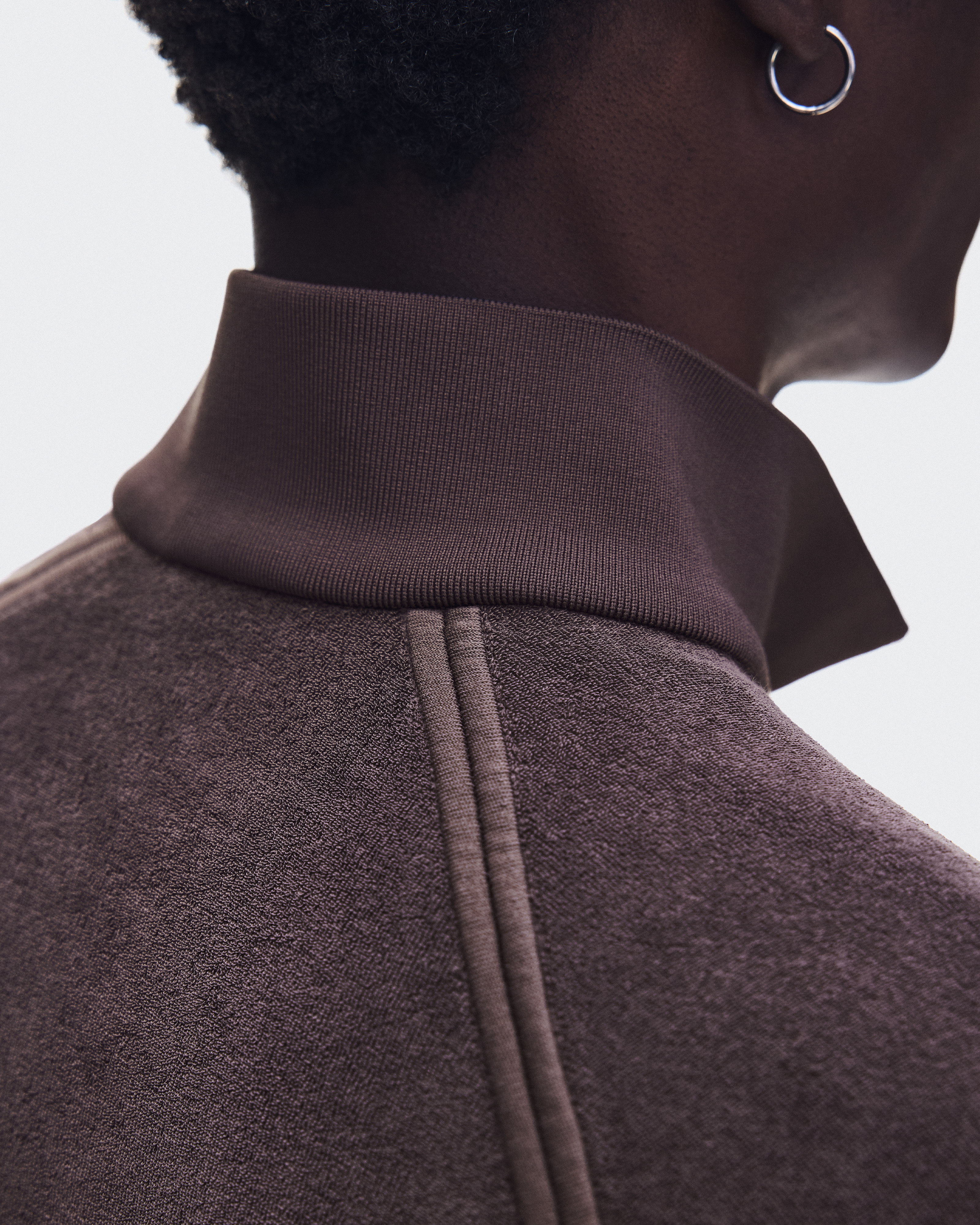 Courtside Pullover Terry - Mulberry