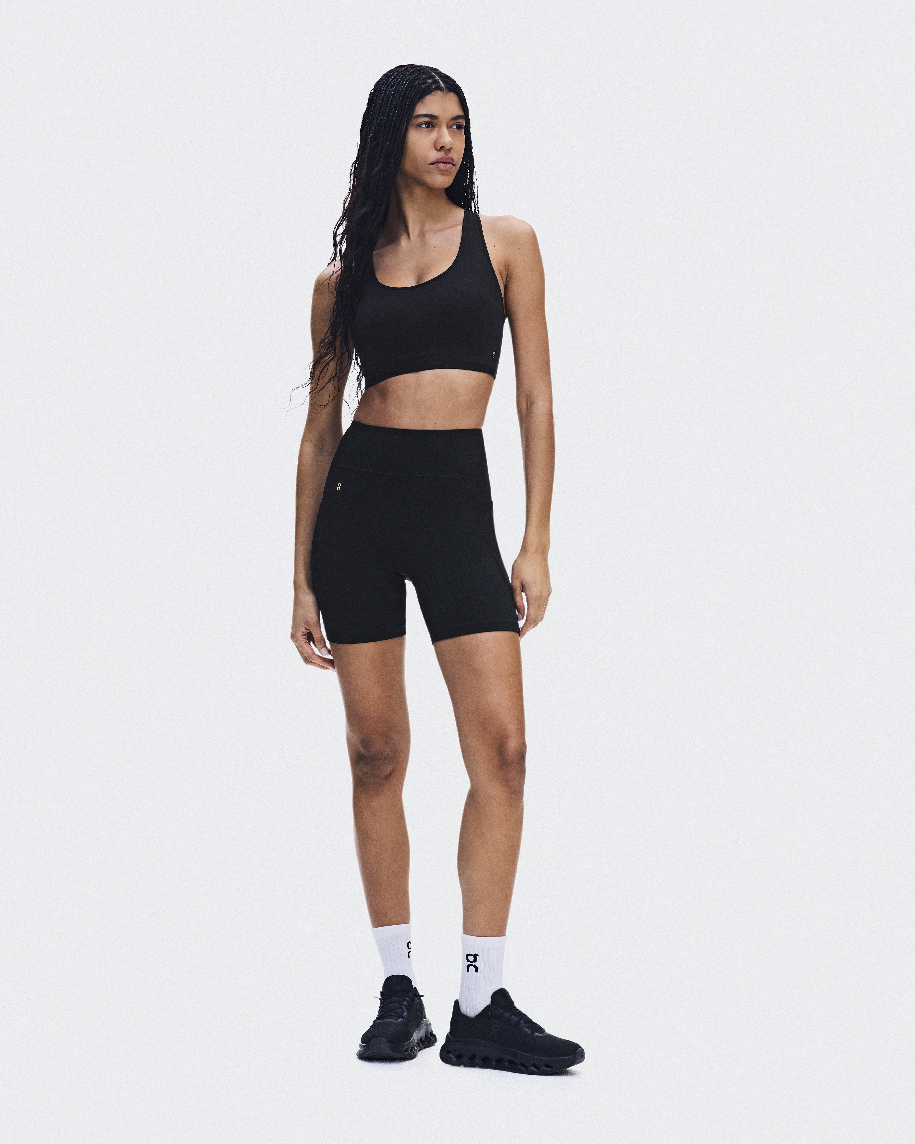 Train Tights Short 6" - Black