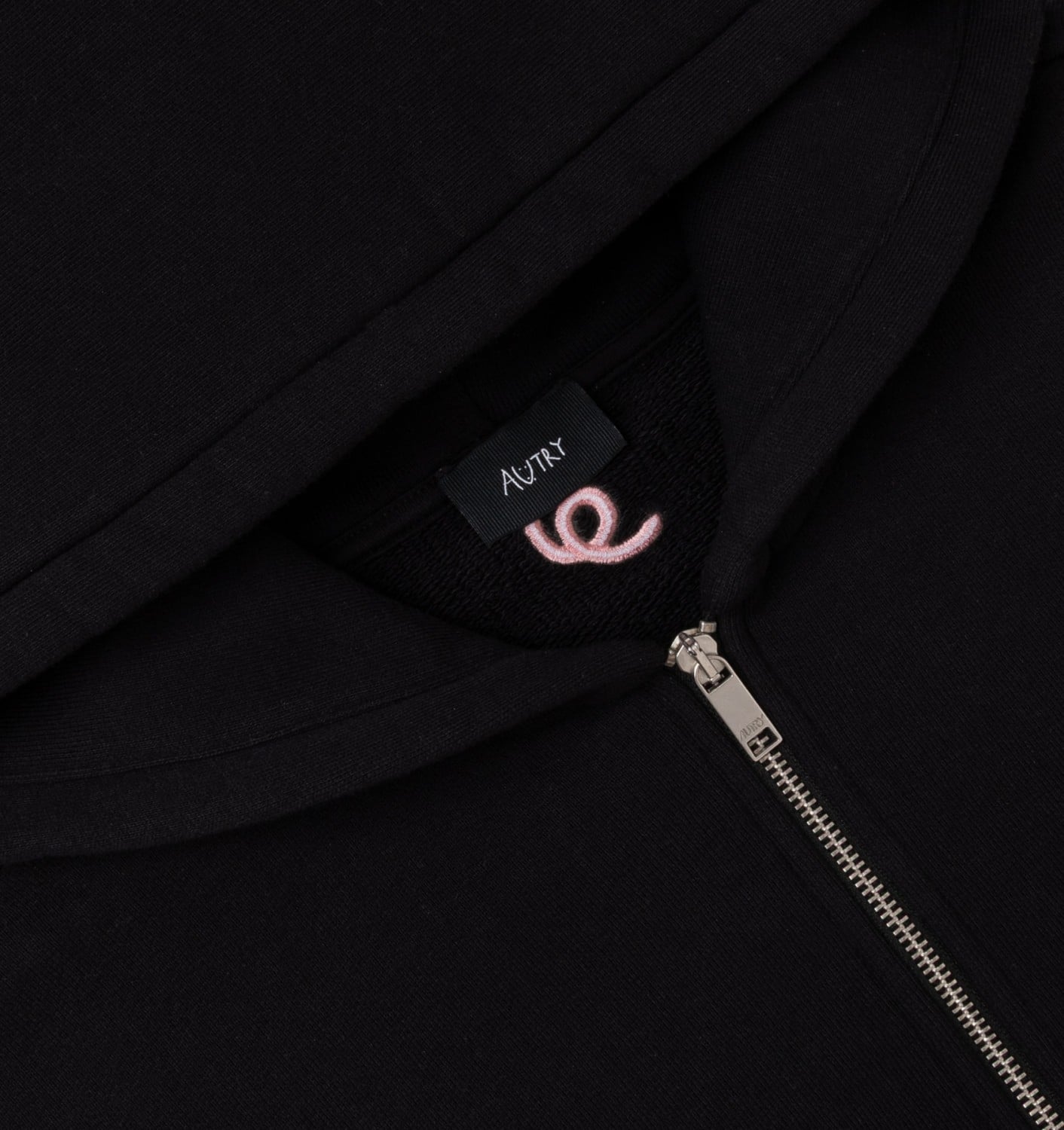 CHANGBIN X AUTRY ZIPPED HOODIE UNISEX - BLACK