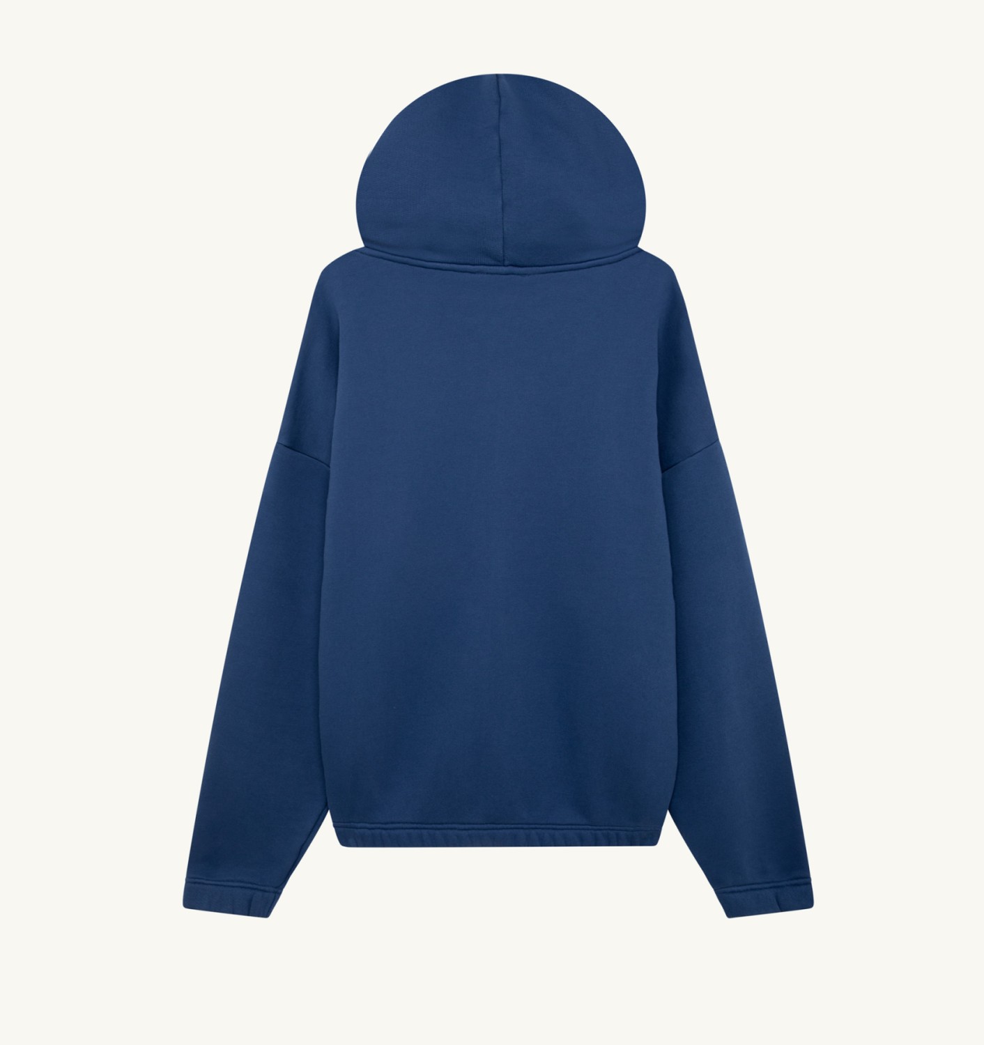 TONAL LOGO FULL ZIP HOODIE UNISEX - NAVY