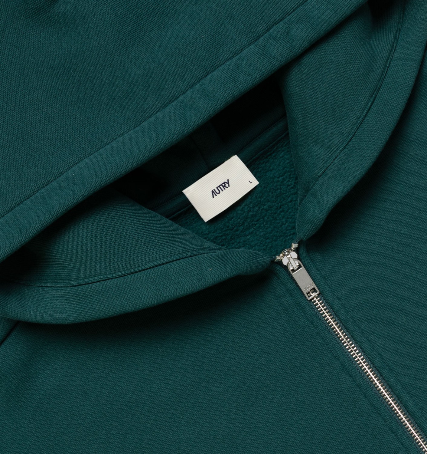 UNISEX ZIP-UP HOODIE - TEAL