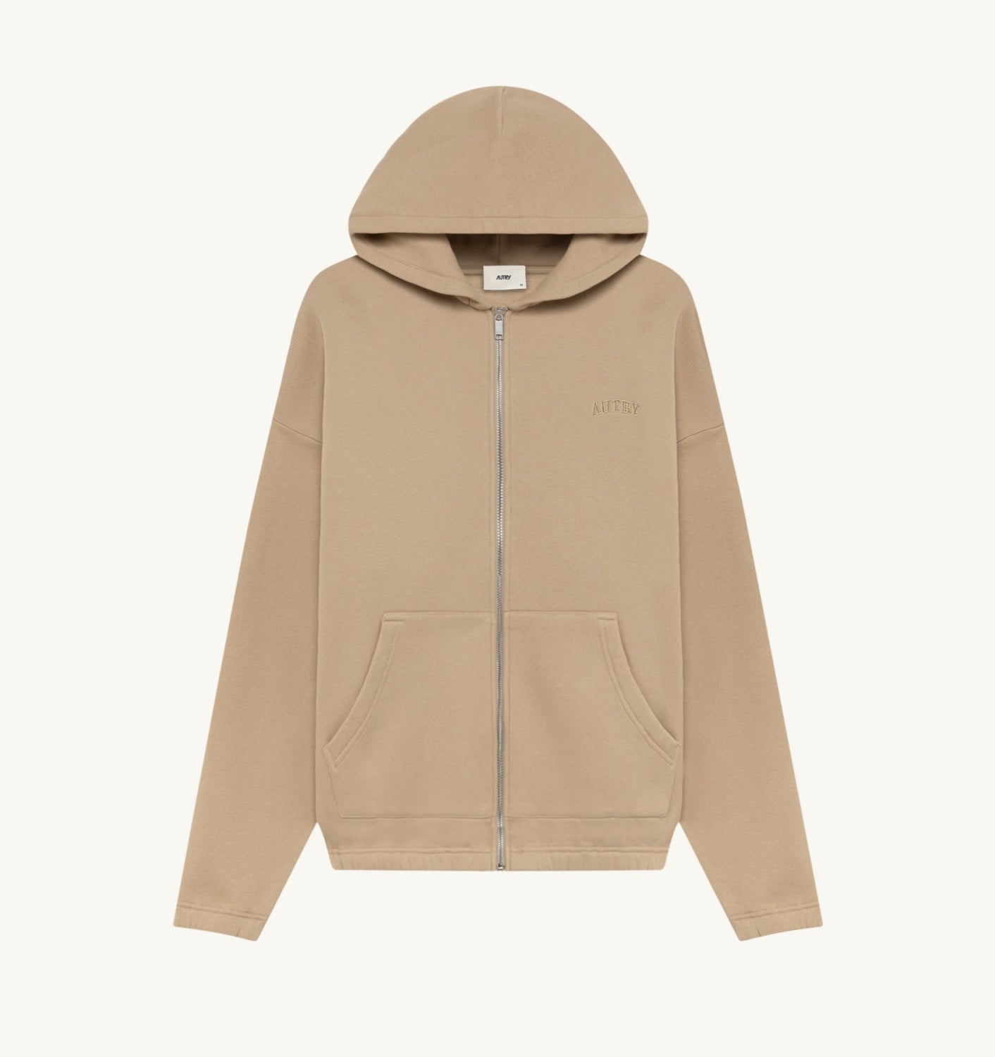 UNISEX ZIP-UP HOODIE - WHITE