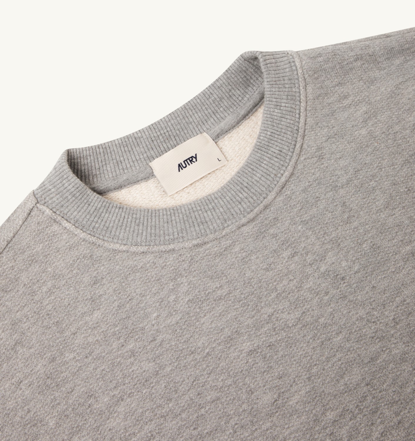DOUBLE LOGO SWEATSHIRT UNISEX - WHITE