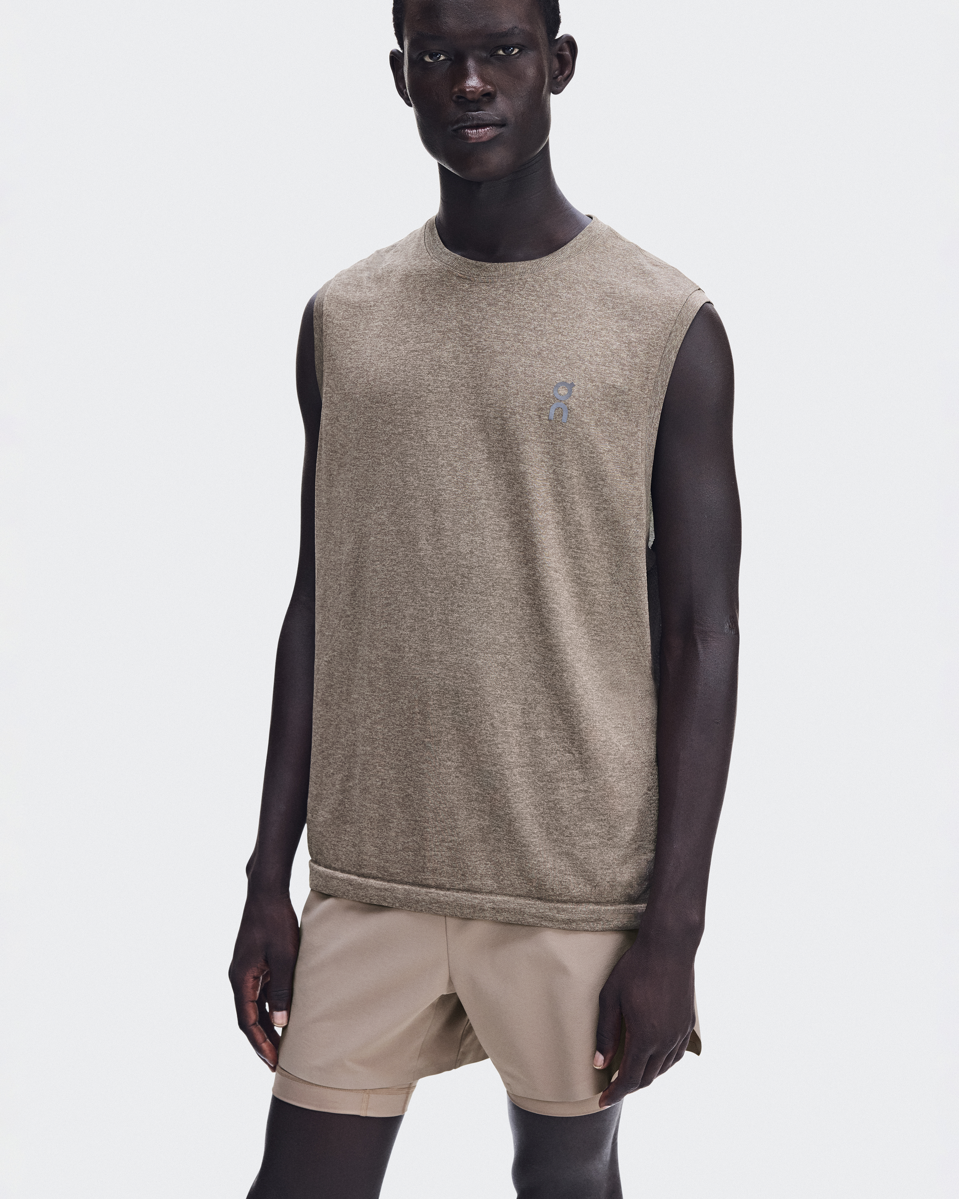 Train Flex Tank - Clay Heather