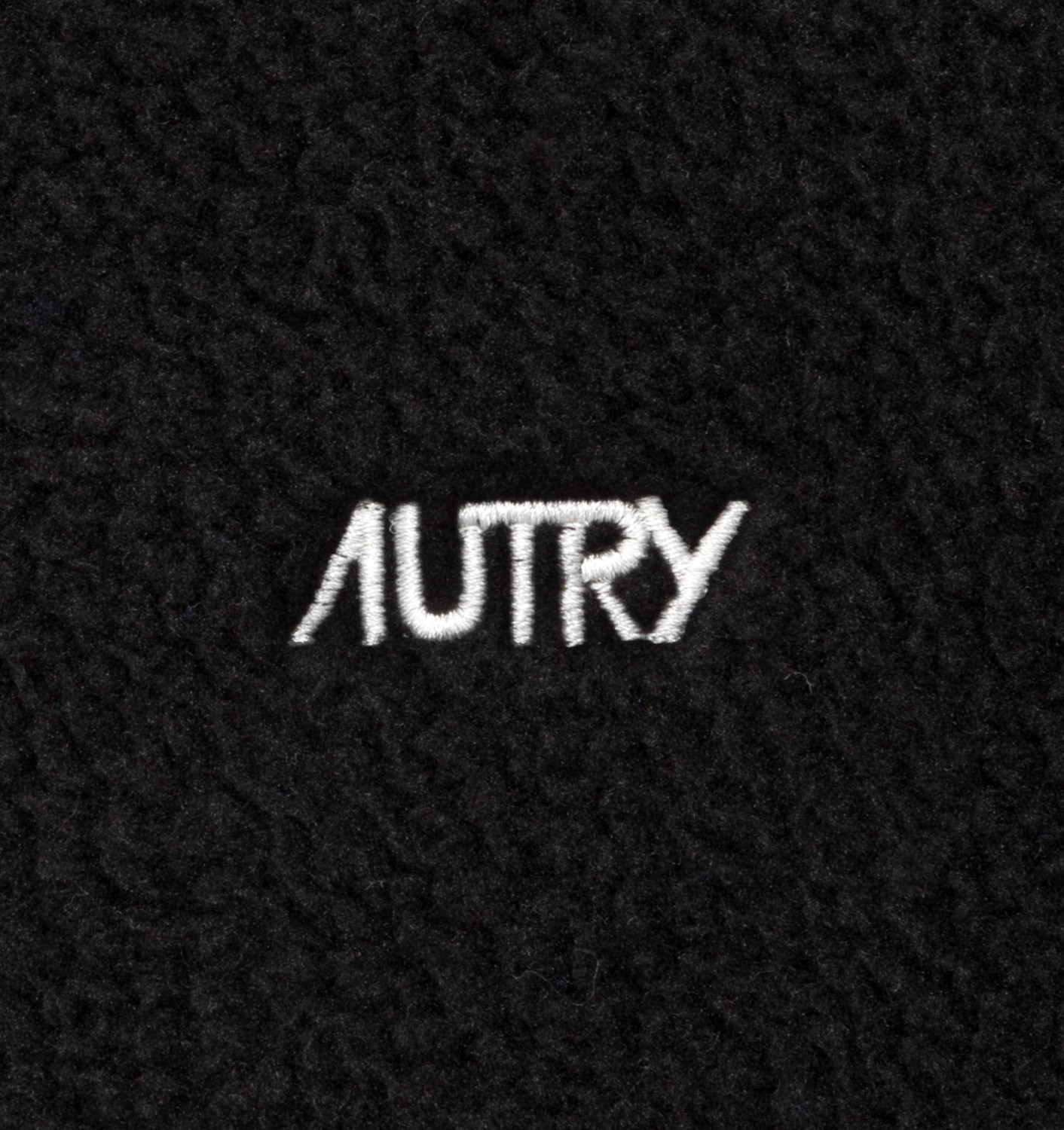 FLEECE FULL ZIP JACKET UNISEX - BLACK